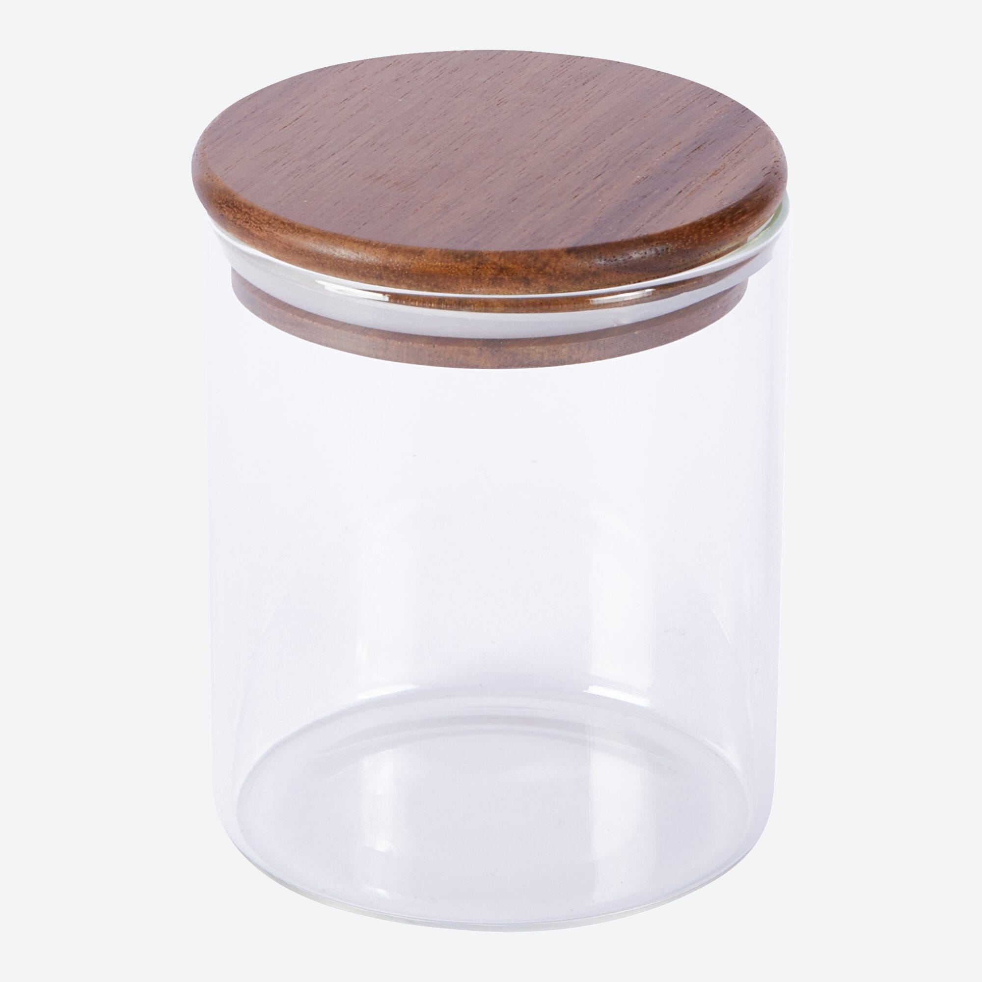 Vorratsglas mit Deckel aus Akazienholz