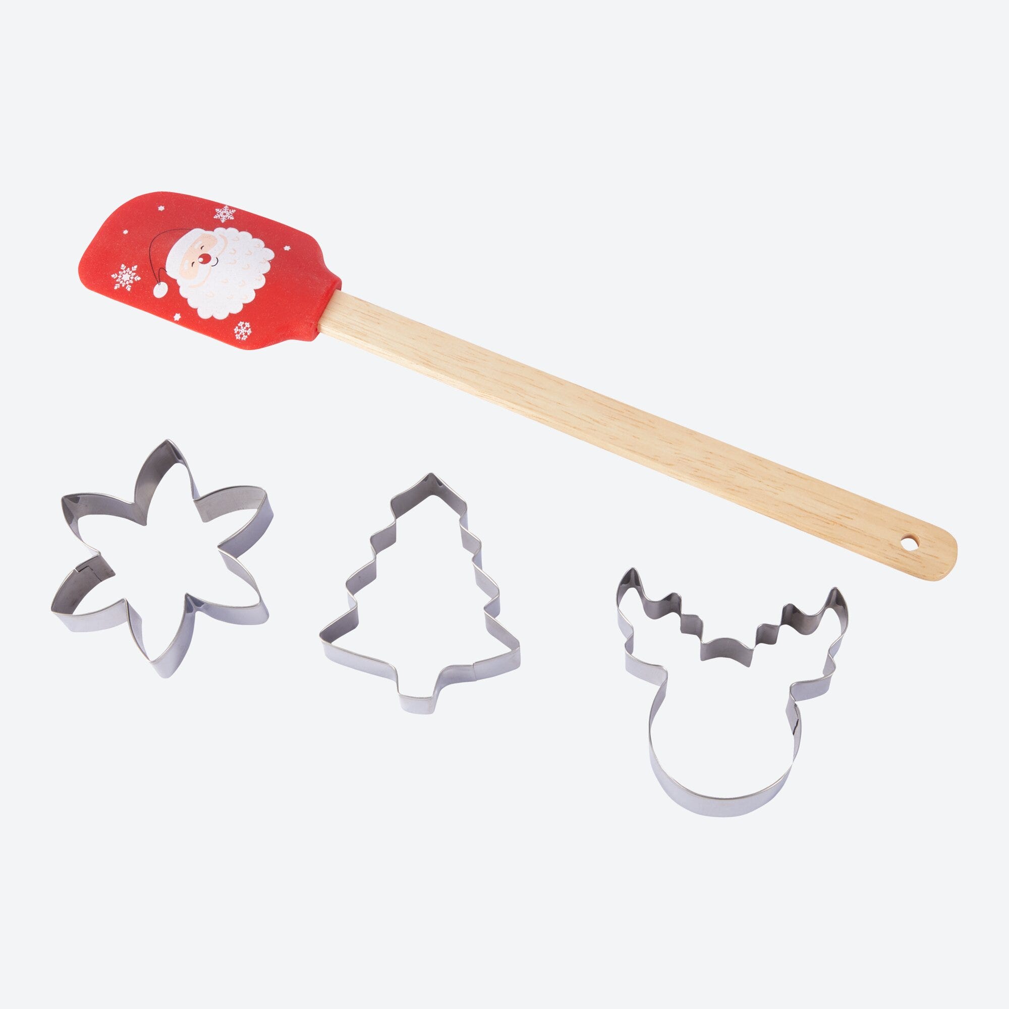 Plätzchenausstecher- und Silikonspatel-Set