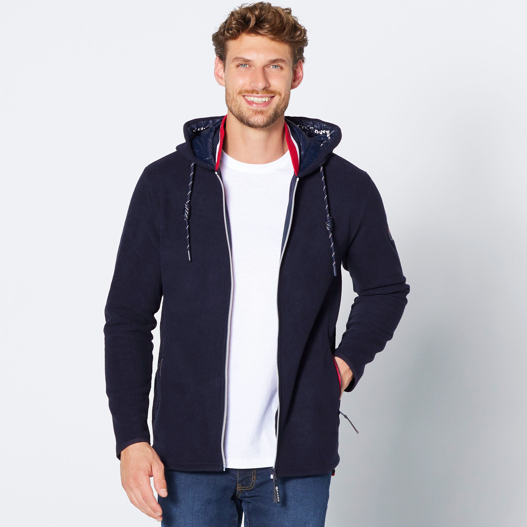Herren-Sweatjacke mit Reißverschluss
