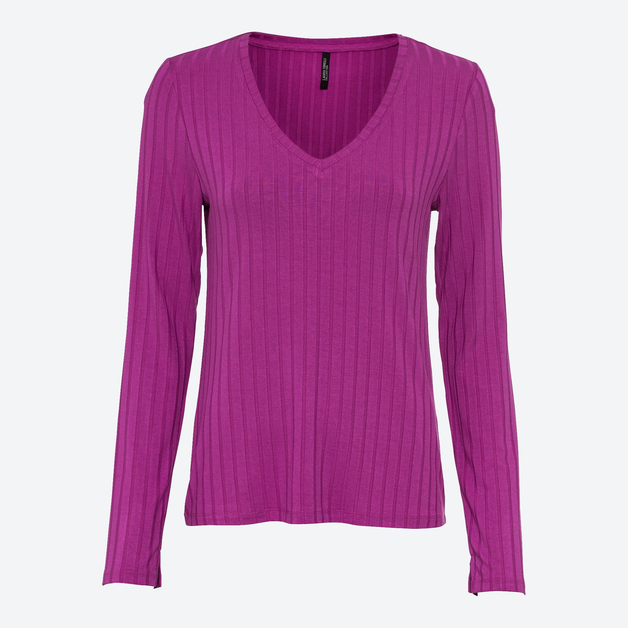 Damen-Shirt mit Ripp-Struktur