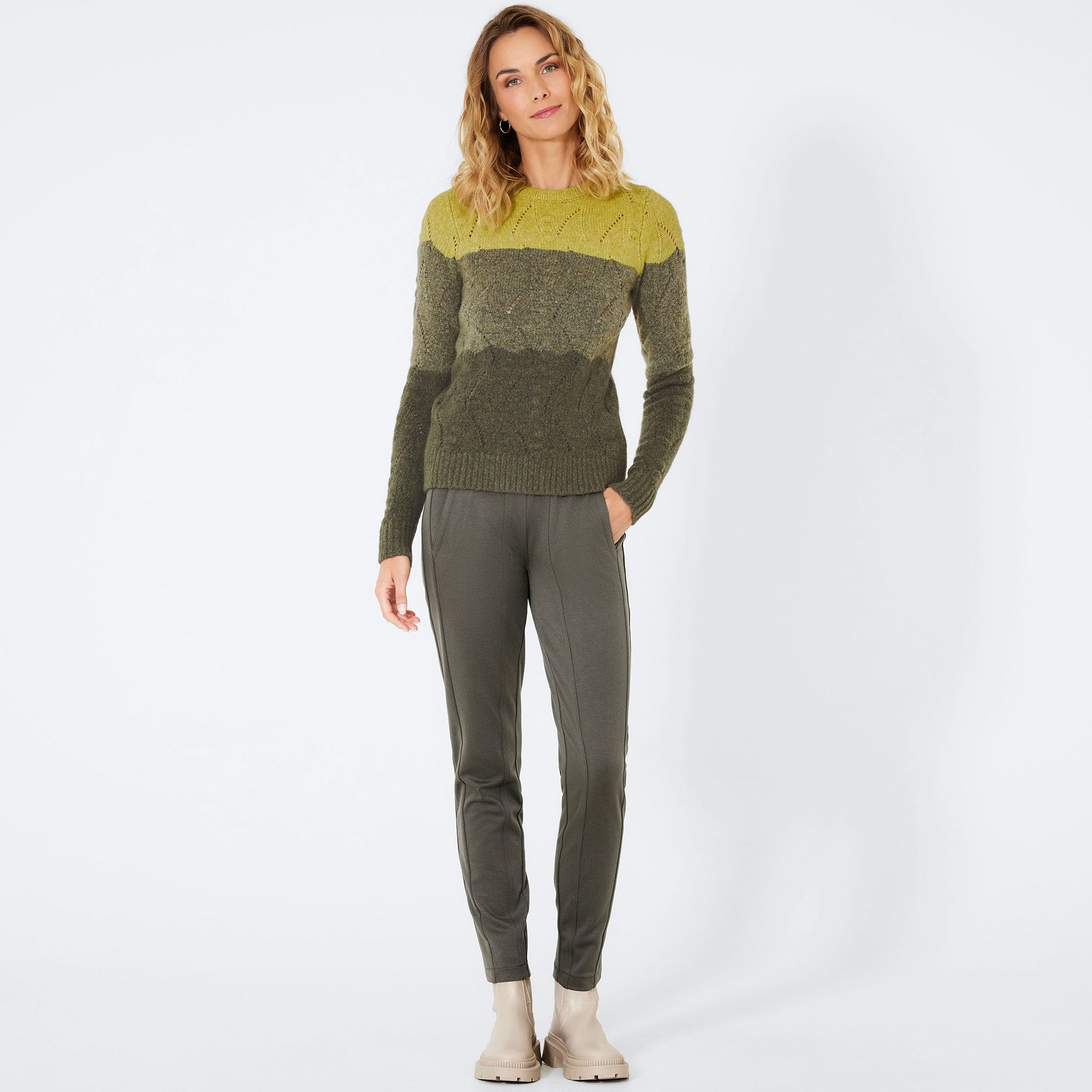 Damen-Hose mit engem Bein