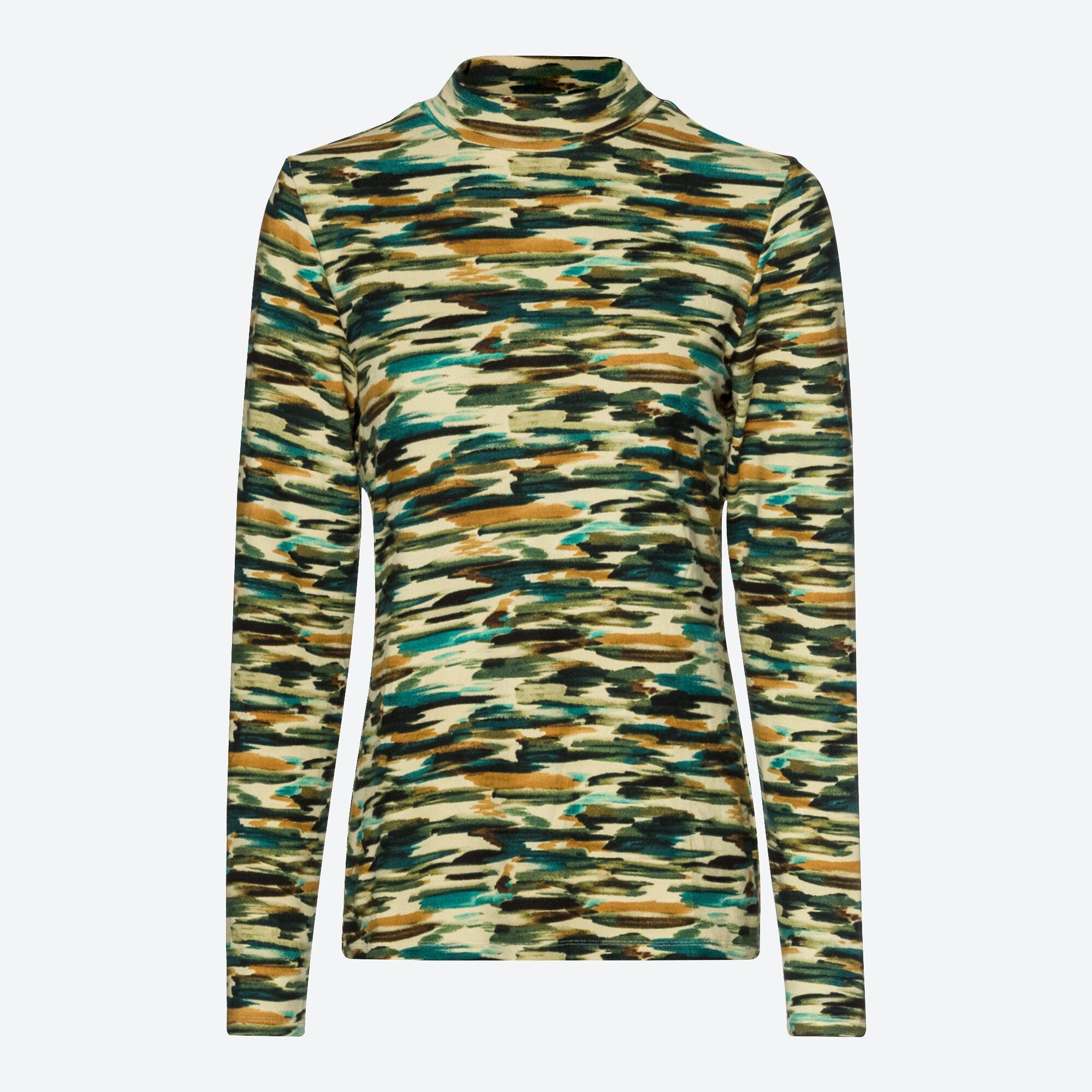 Damen-Langarmshirt mit Animal-Print