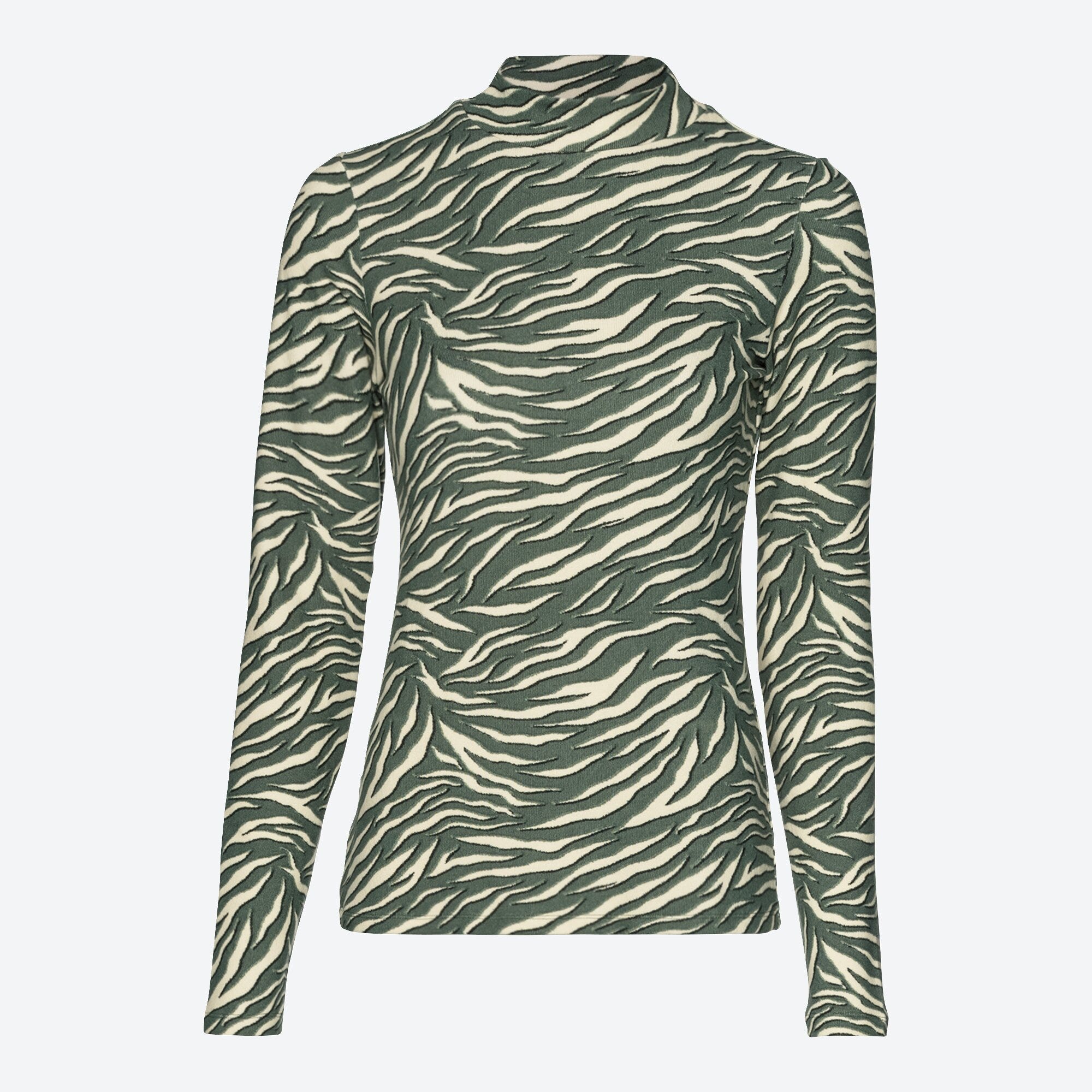 Damen-Langarmshirt mit Animal-Print