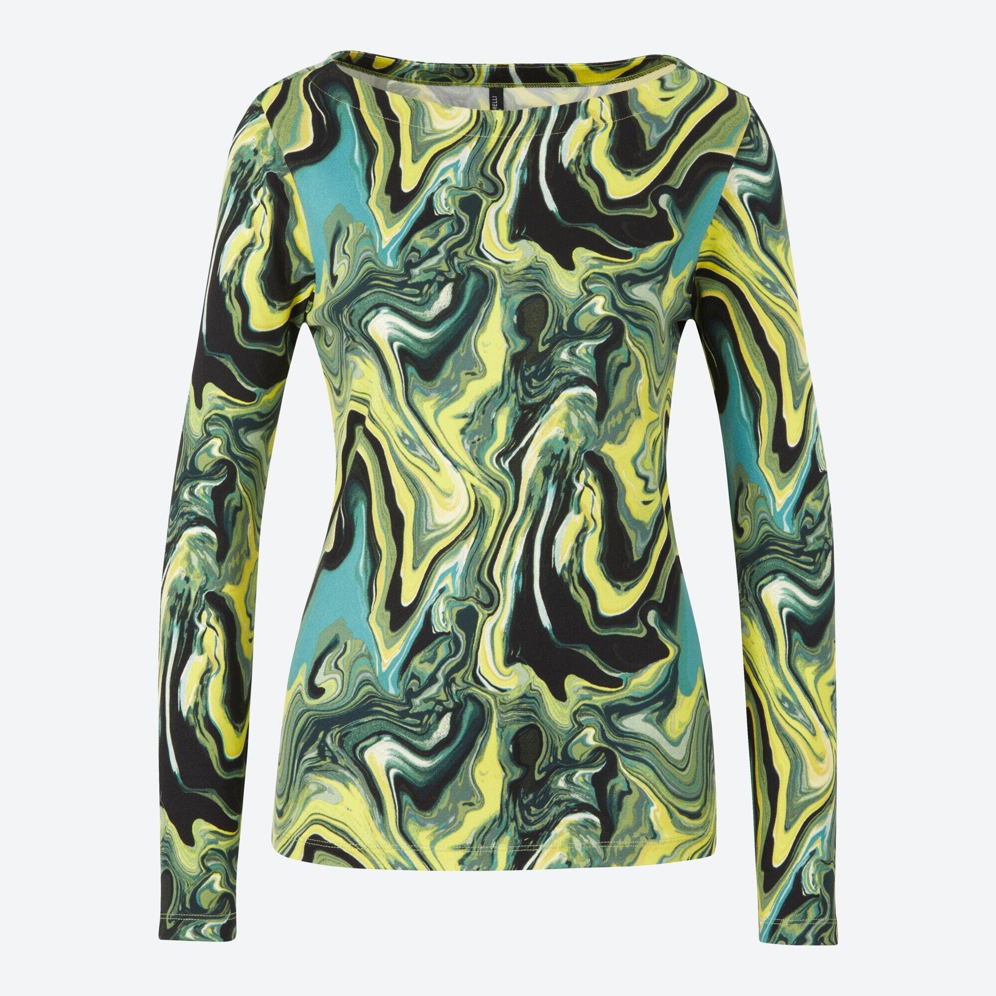 Damen-Langarmshirt mit U-Boot-Ausschnitt