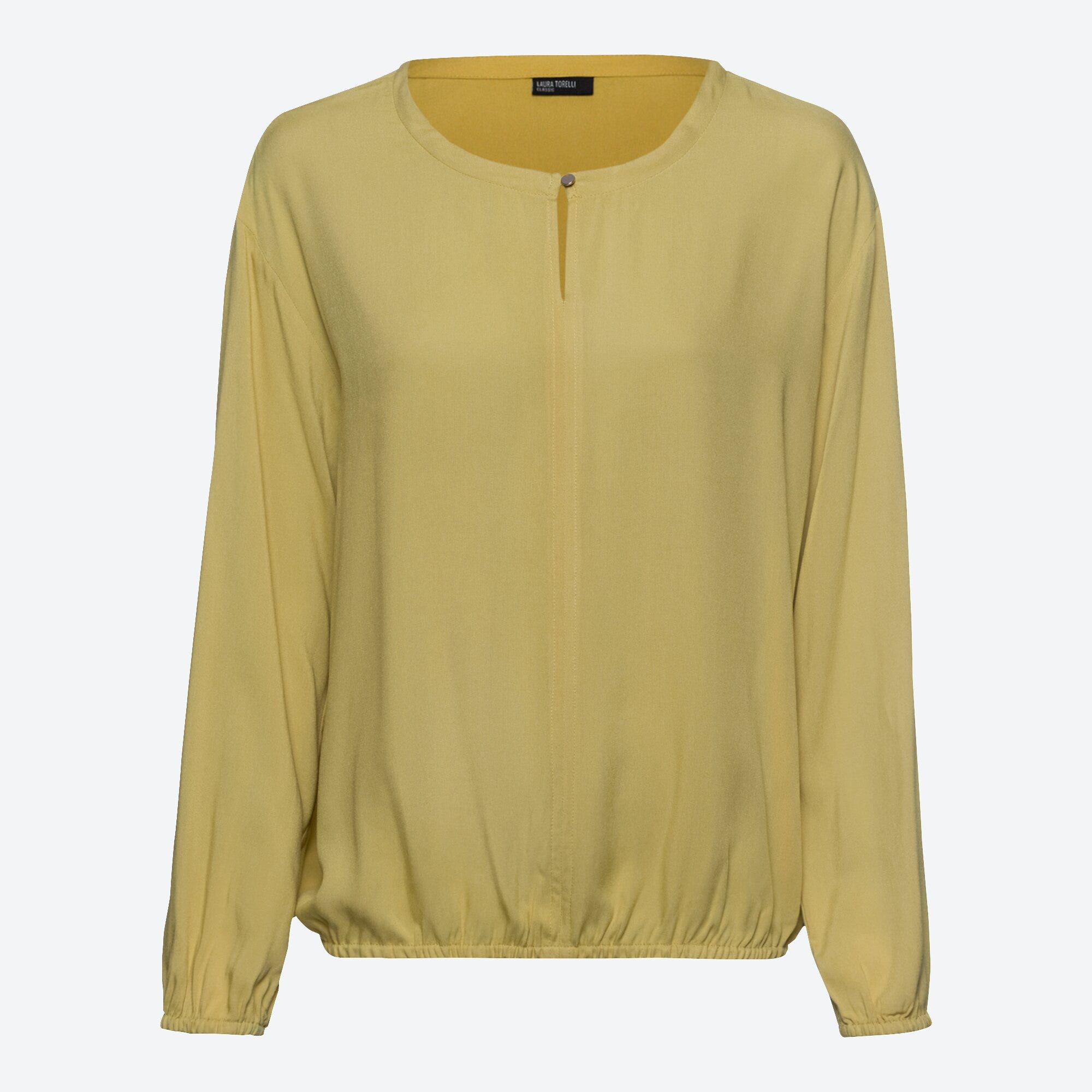 Damen-Bluse mit elastischem Saum