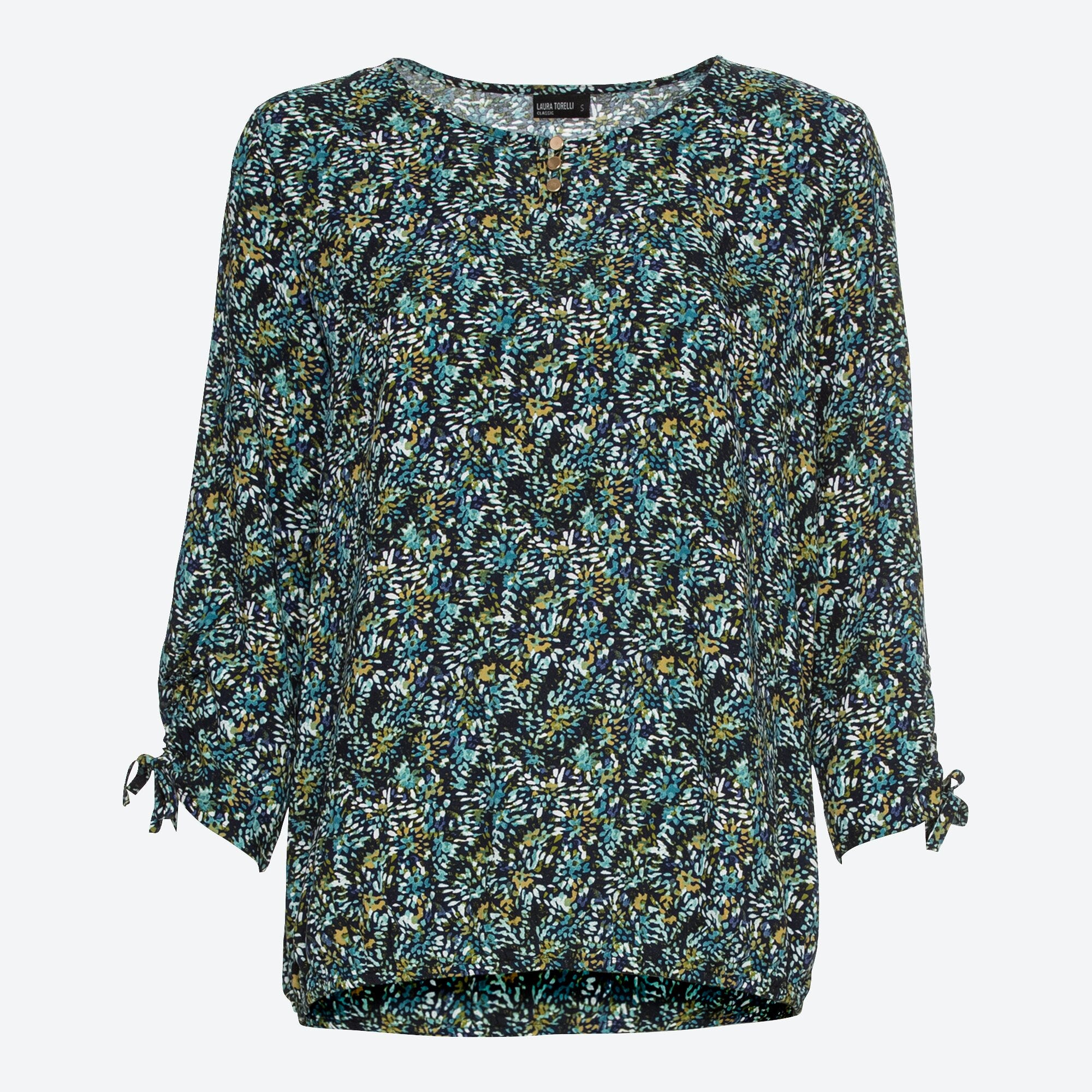 Damen-Bluse mit Bindebändern