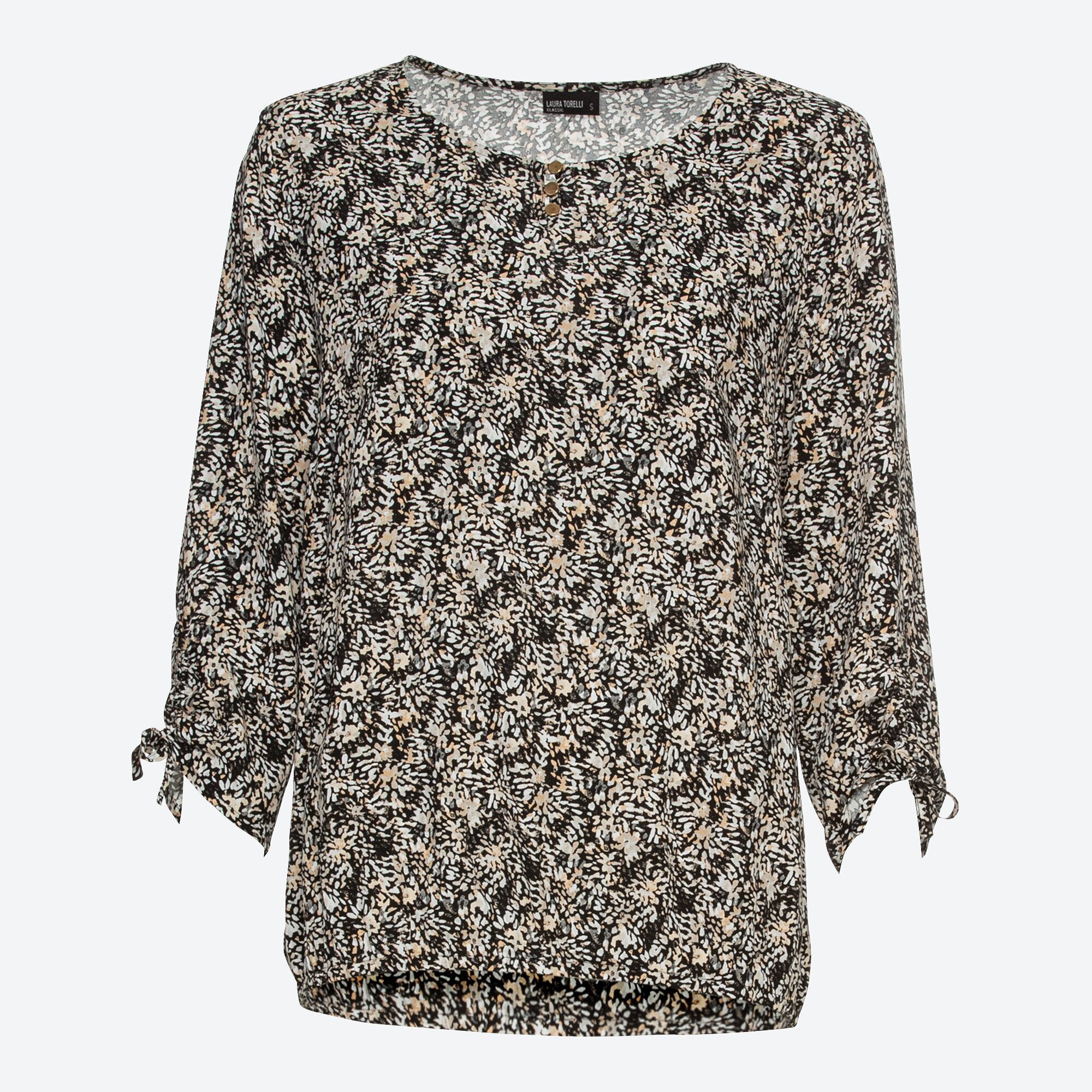 Damen-Bluse mit Bindebändern