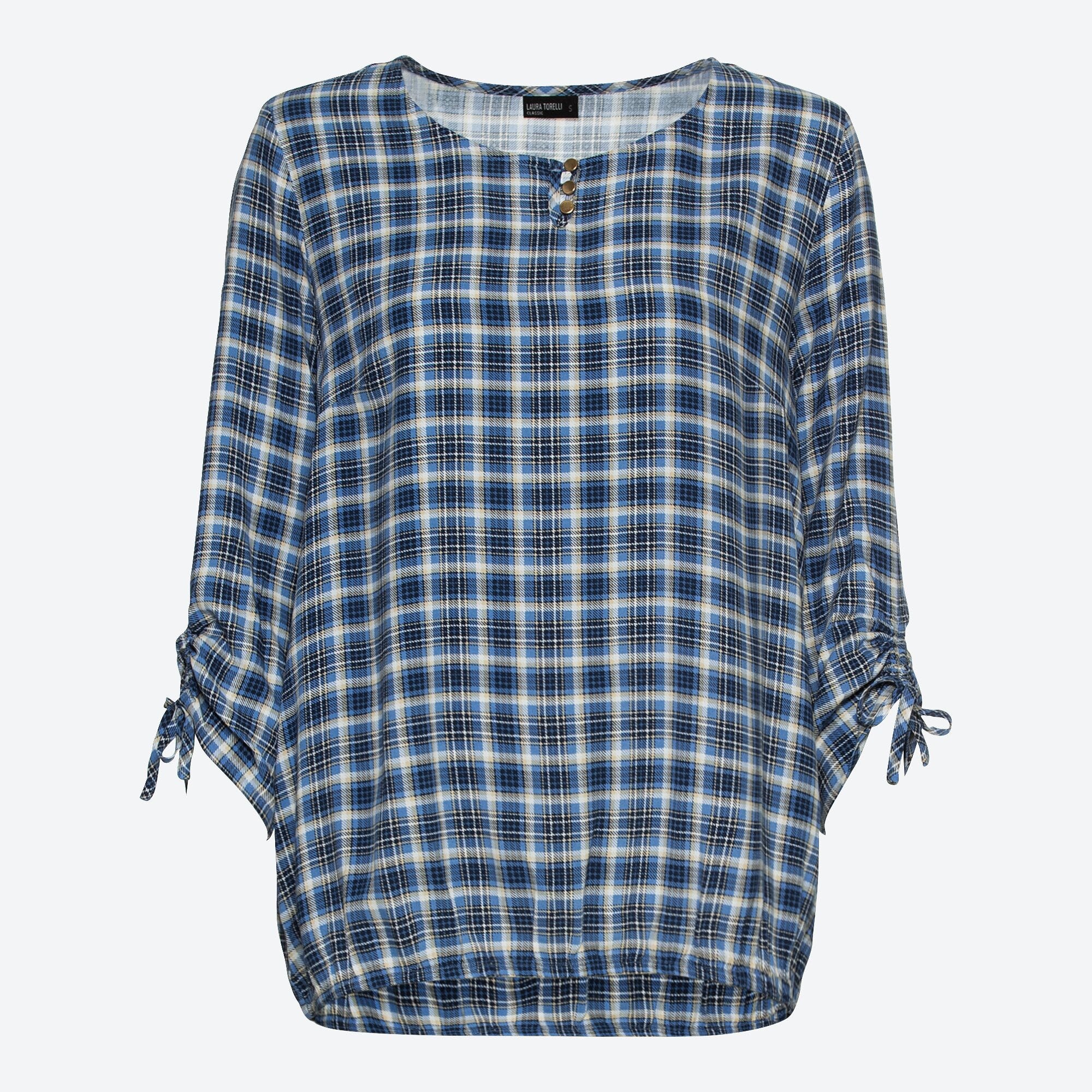 Damen-Bluse mit Bindebändern