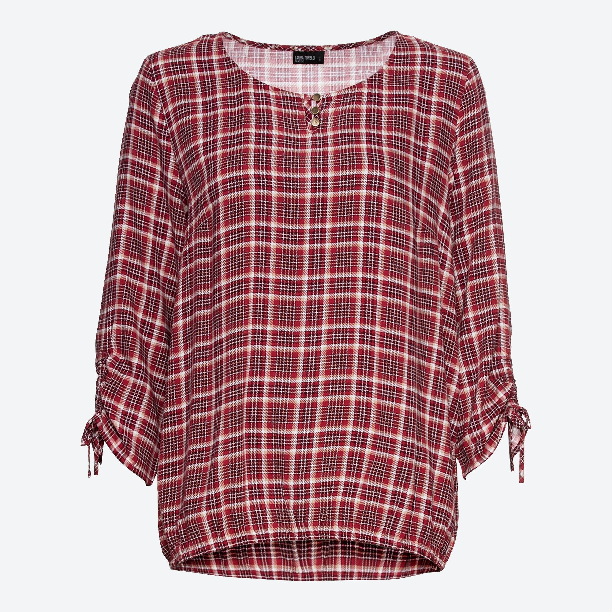 Damen-Bluse mit Bindebändern