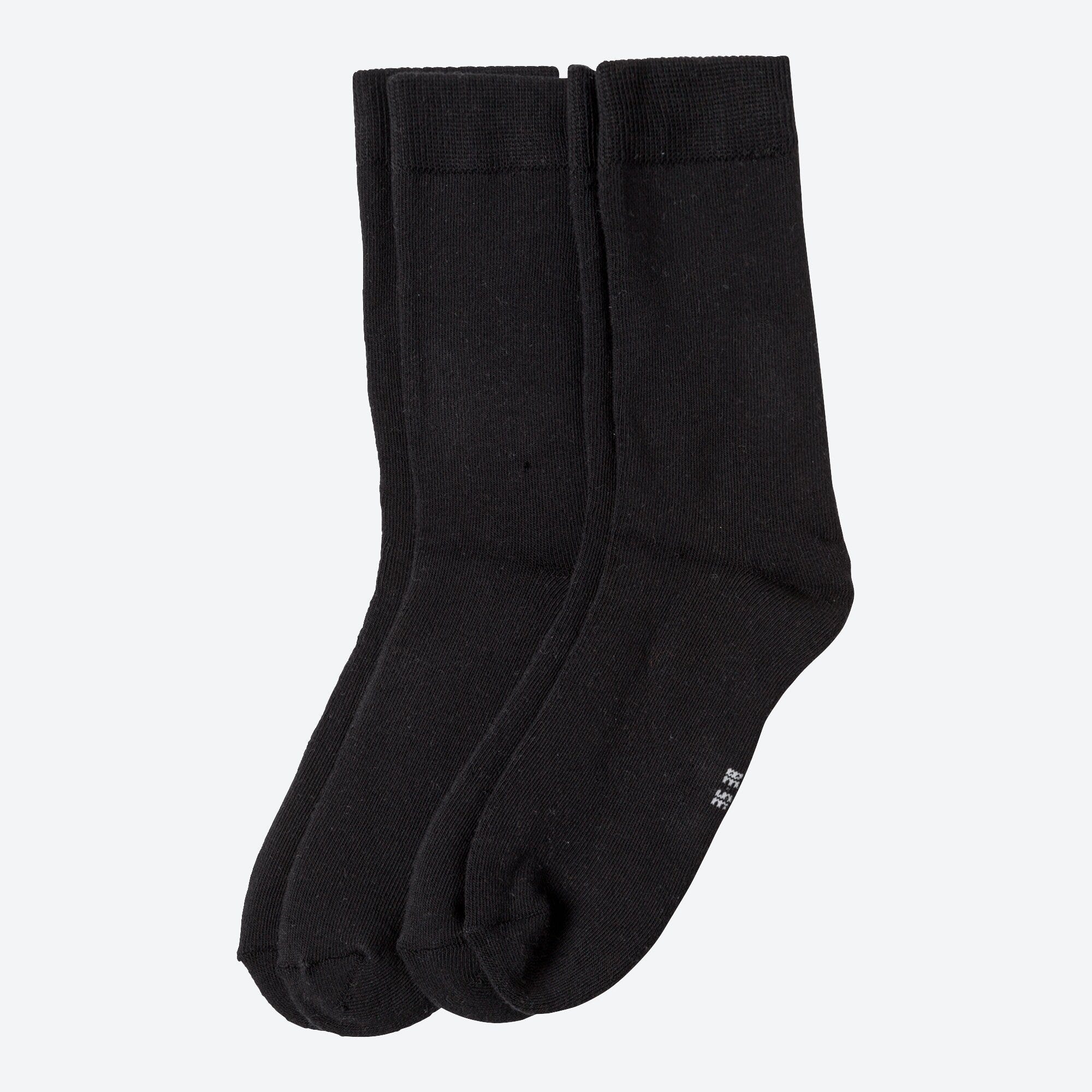 Damen-Thermosocken mit echter Ferse, 2er-Pack