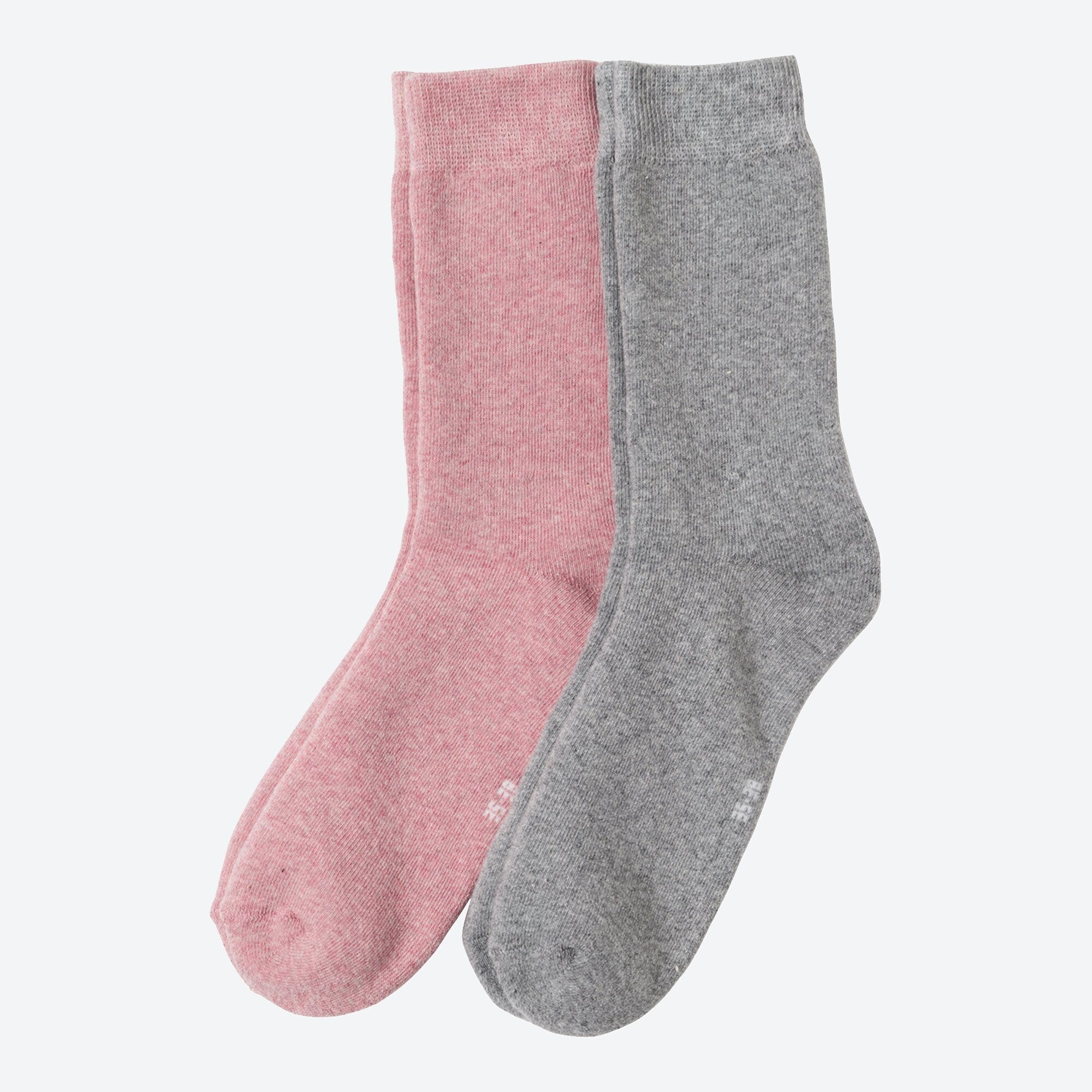 Damen-Thermosocken mit echter Ferse, 2er-Pack