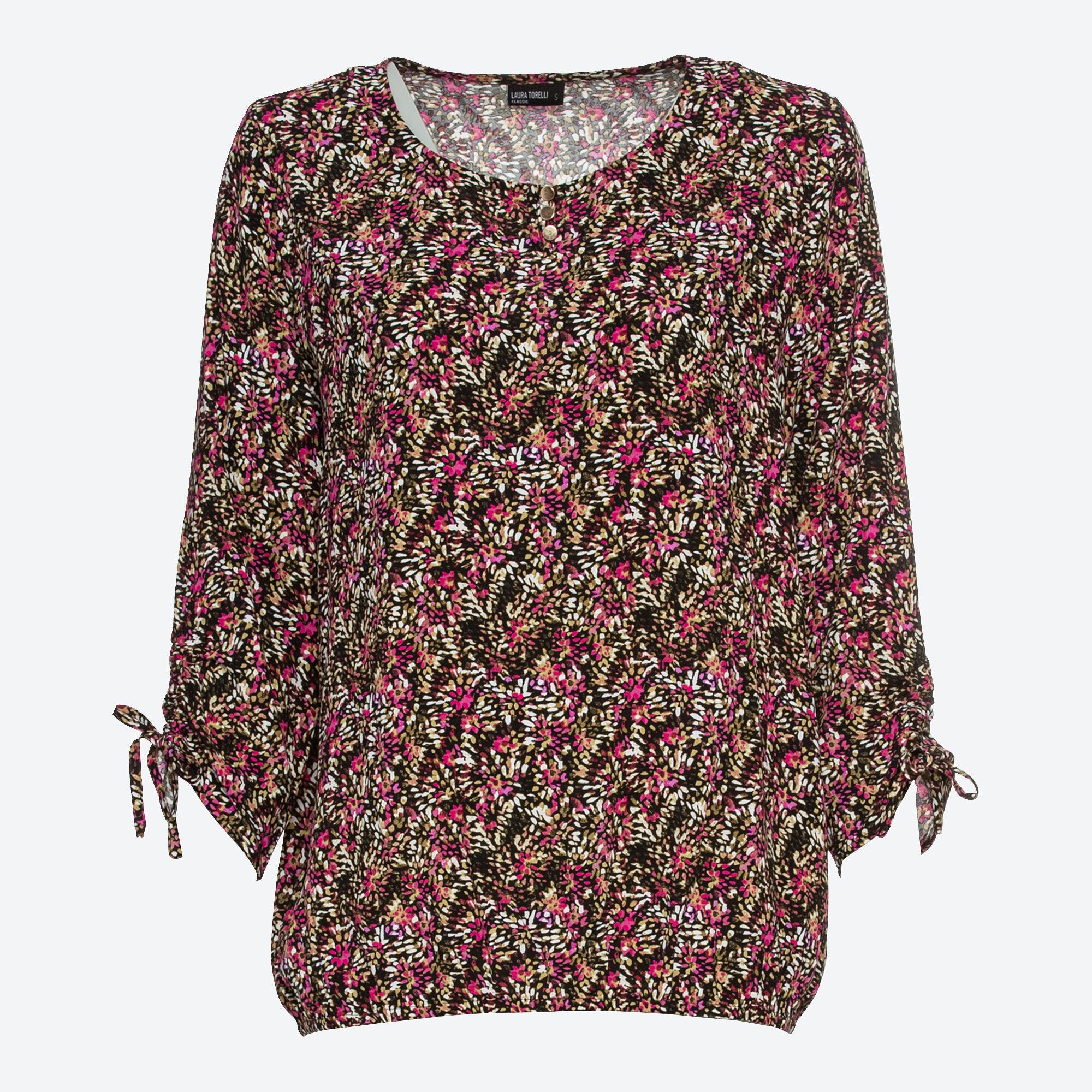 Damen-Bluse mit Bindebändern