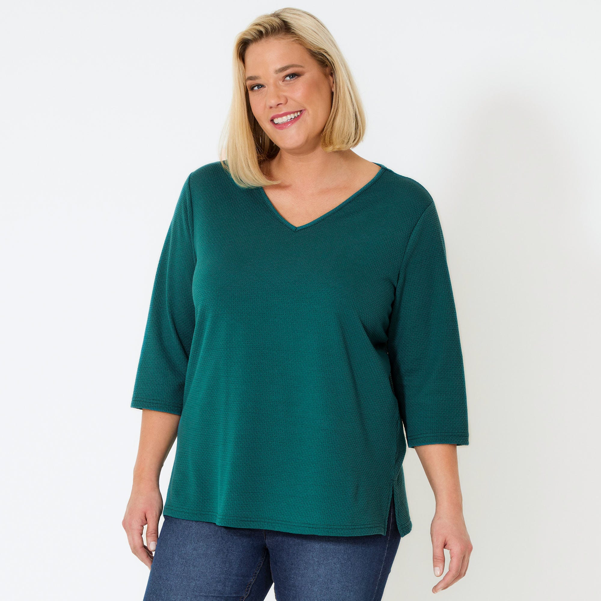 Damen-Shirt mit hübscher Struktur, große Größen