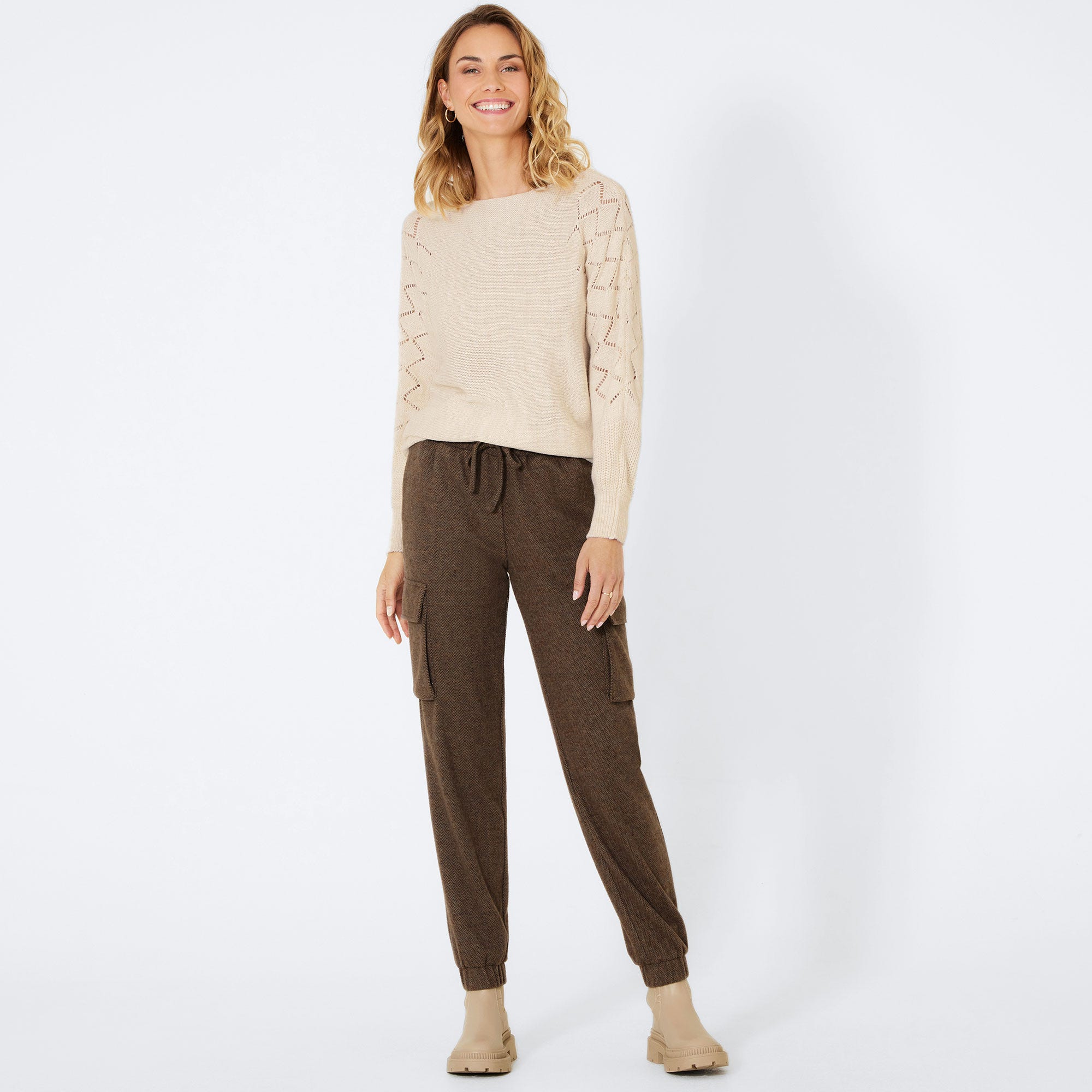 Damen-Hose im Cargo-Style 