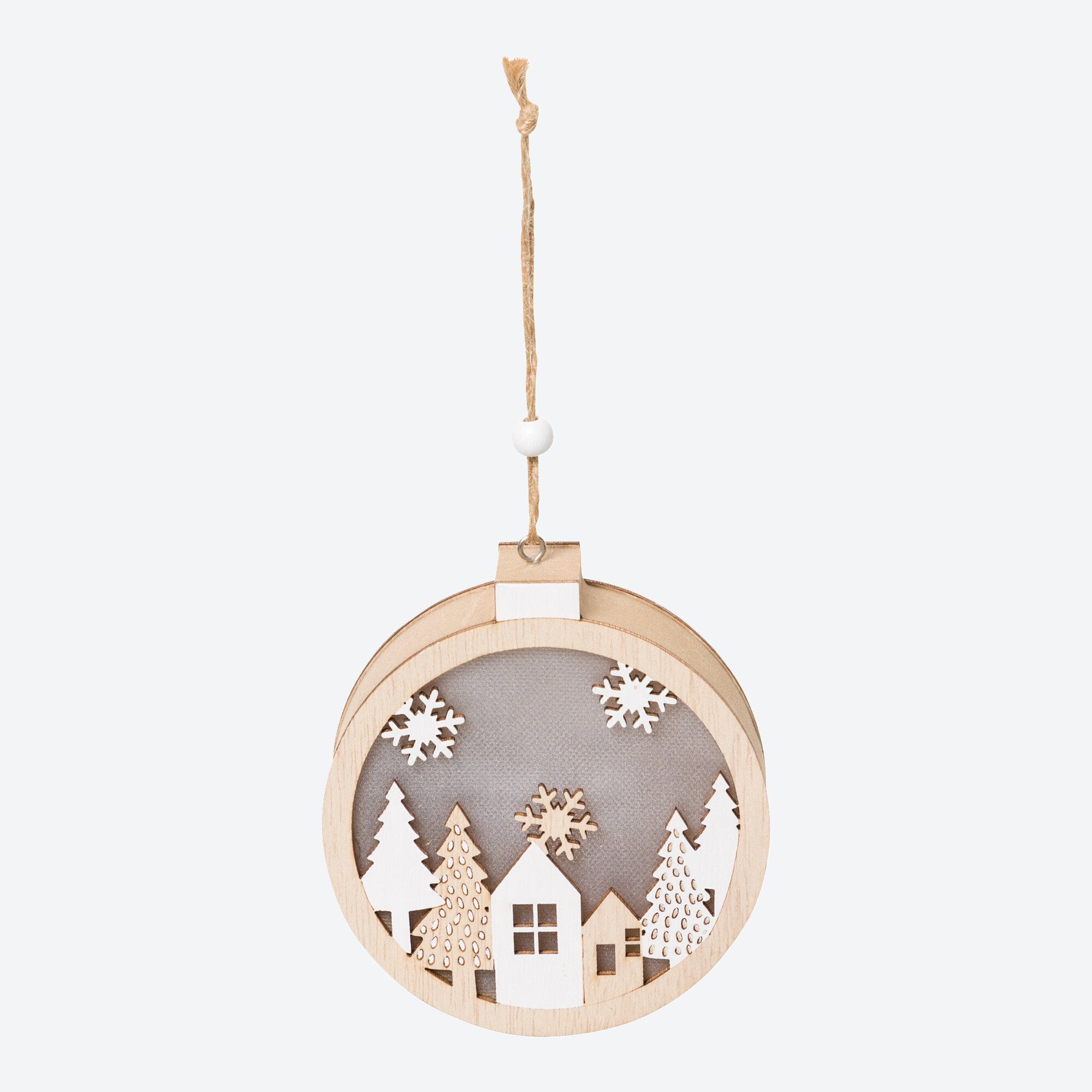 Deko-Weihnachtshänger mit LED-Beleuchtung, ca. 10,5x3x11cm