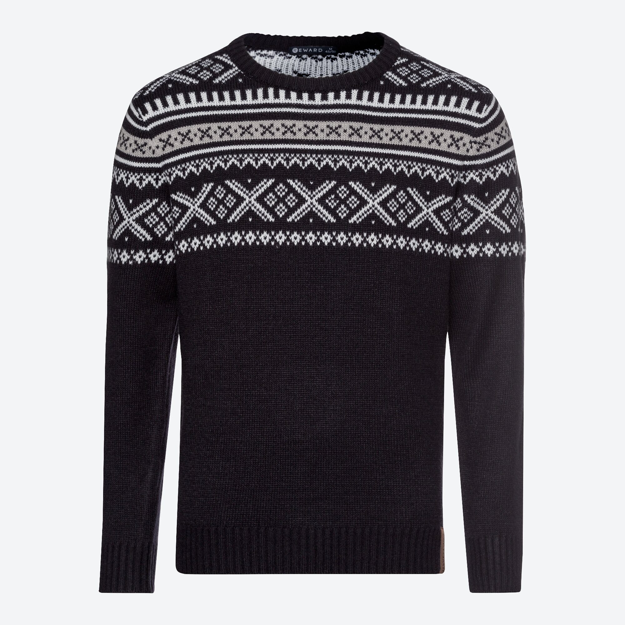 Herren-Pullover mit Strickmuster