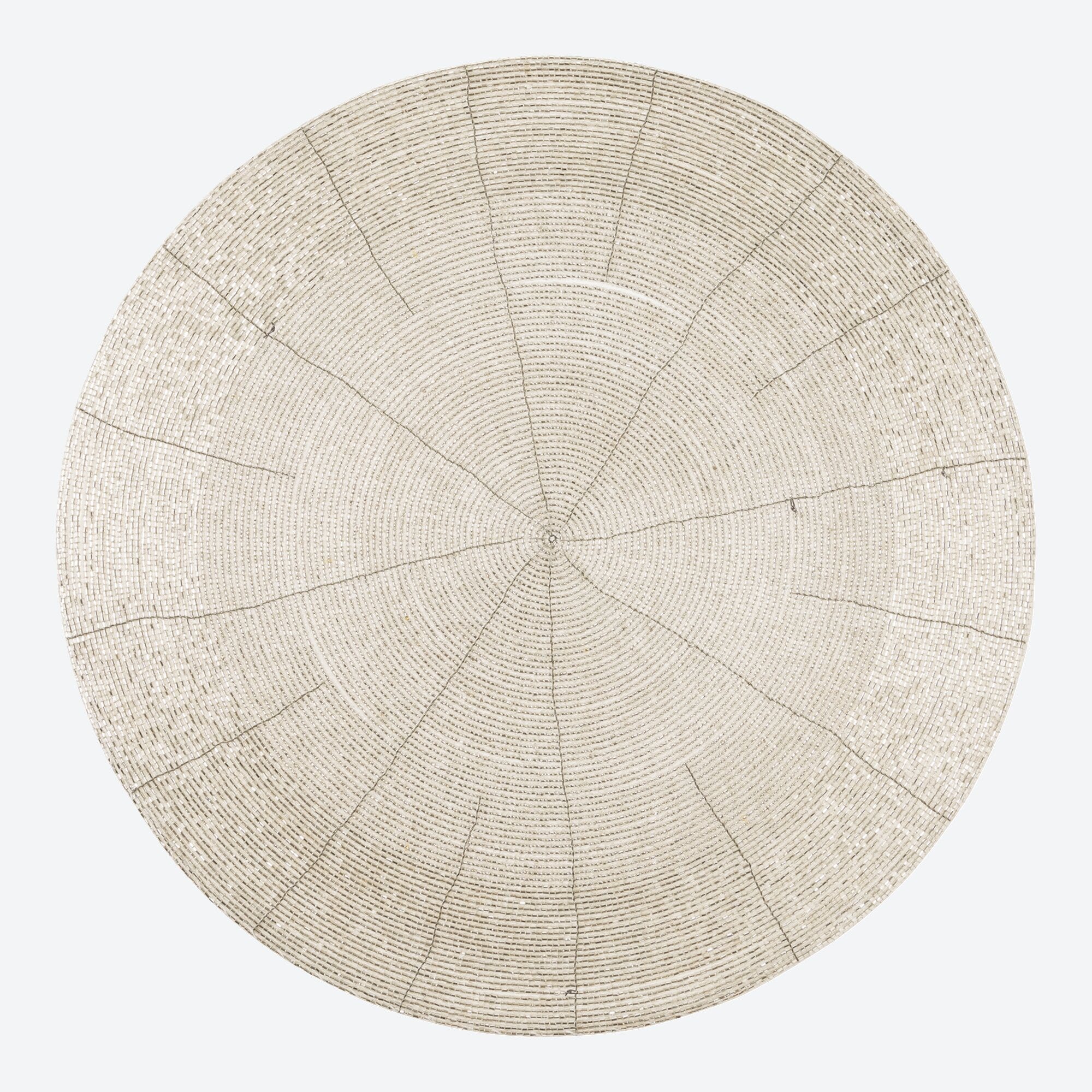 Platz-Set in Glasperlen-Optik, Ø ca. 35cm 