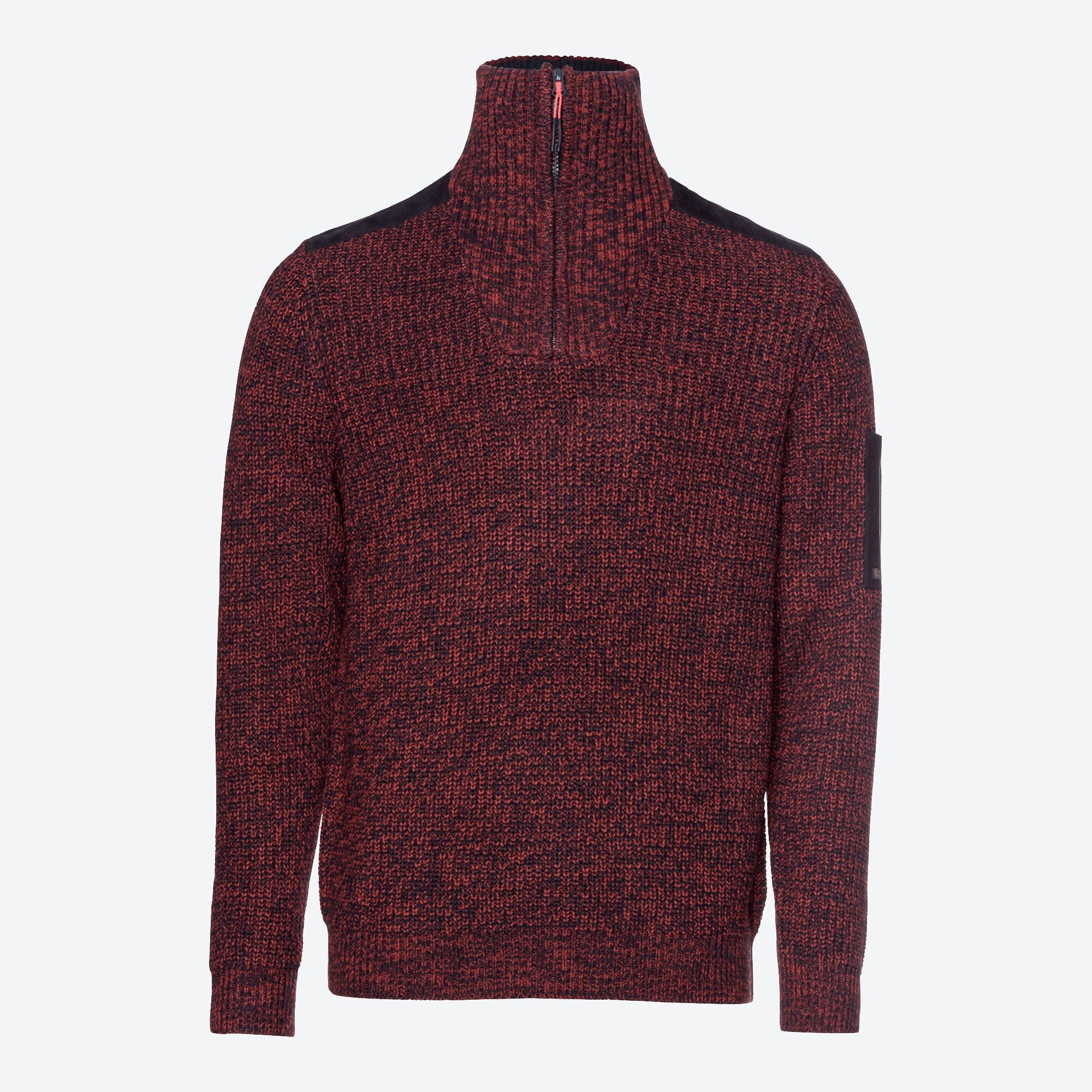 Herren-Pullover in Melange-Optik