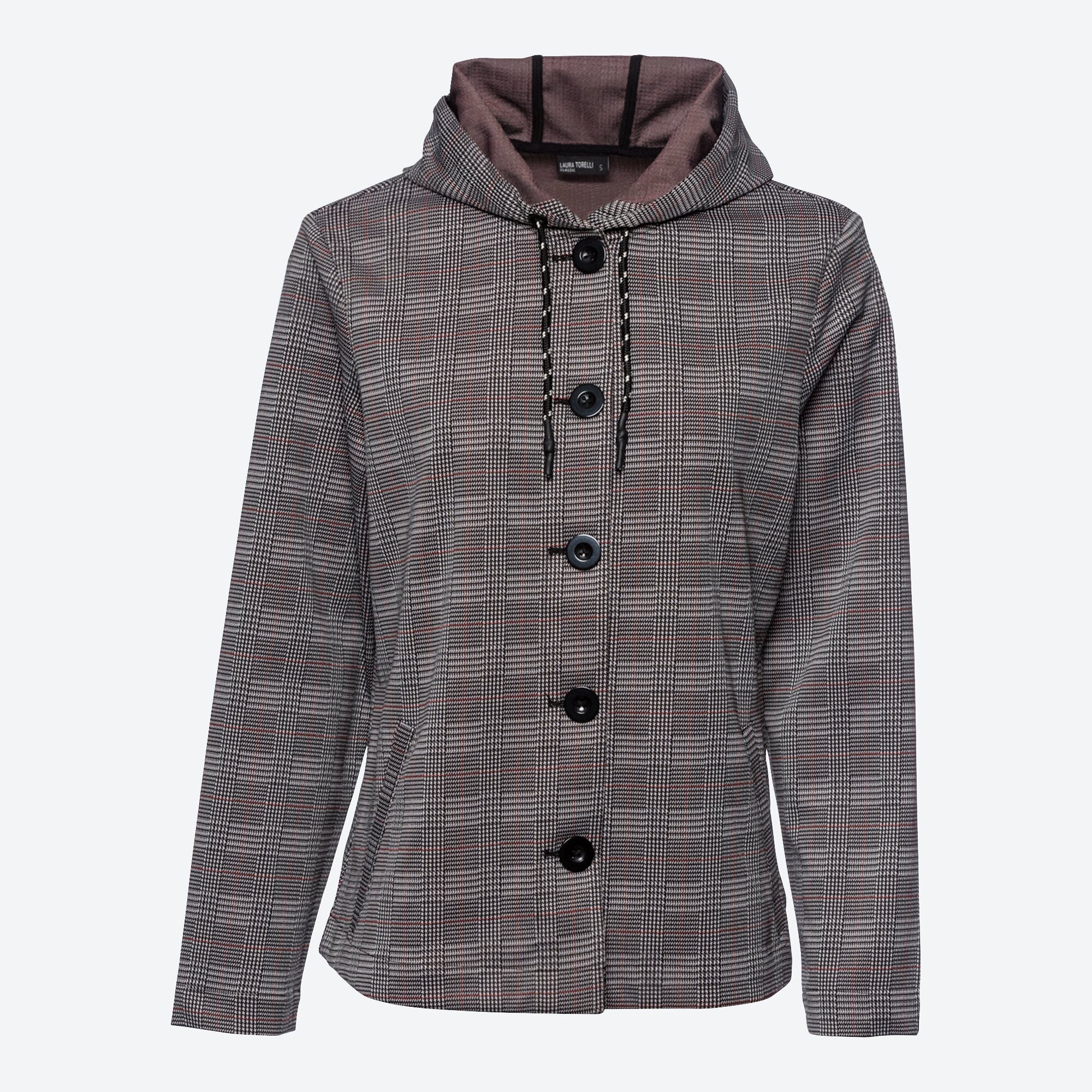 Damen-Jerseyjacke mit Kapuze