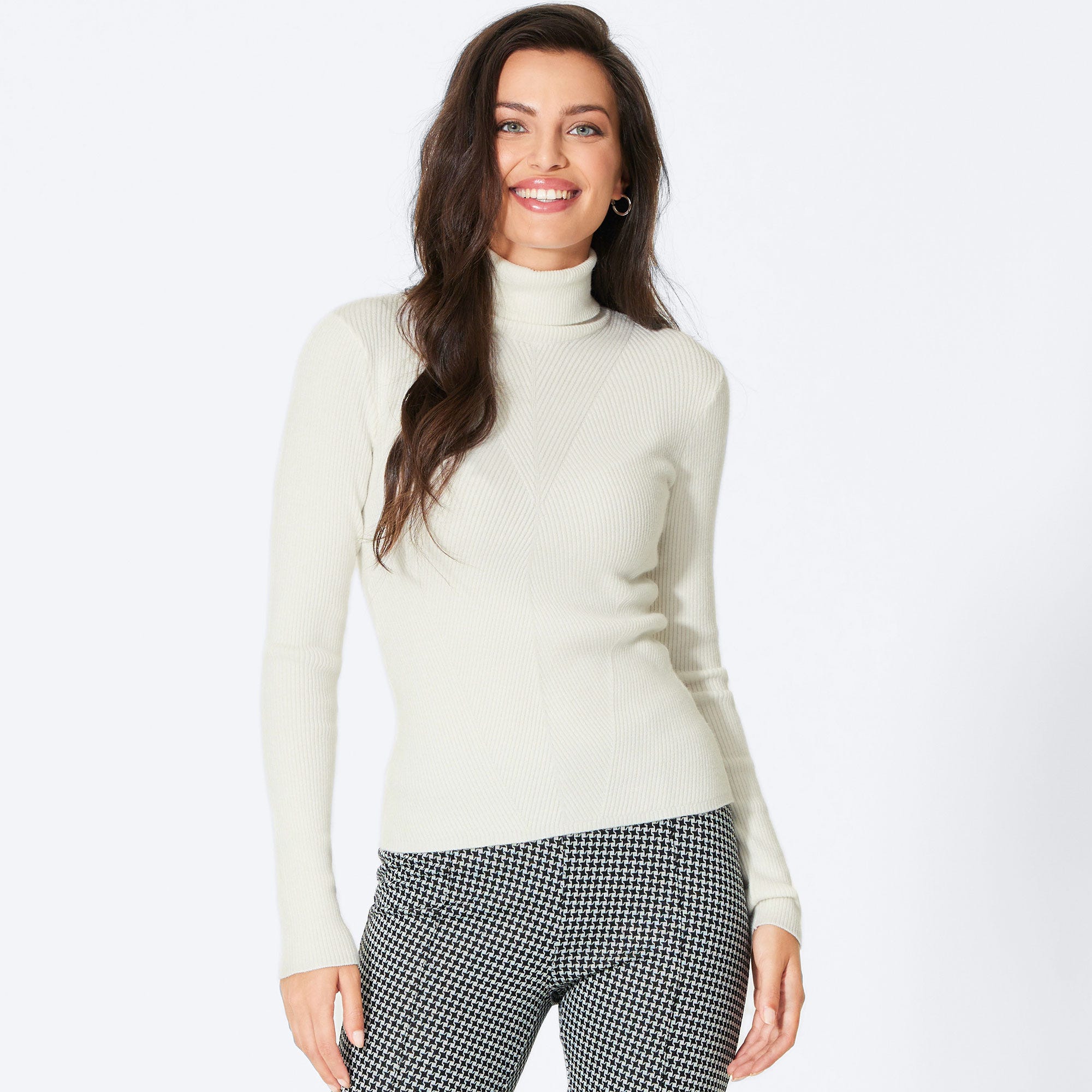 Damen-Pullover mit Rollkragen