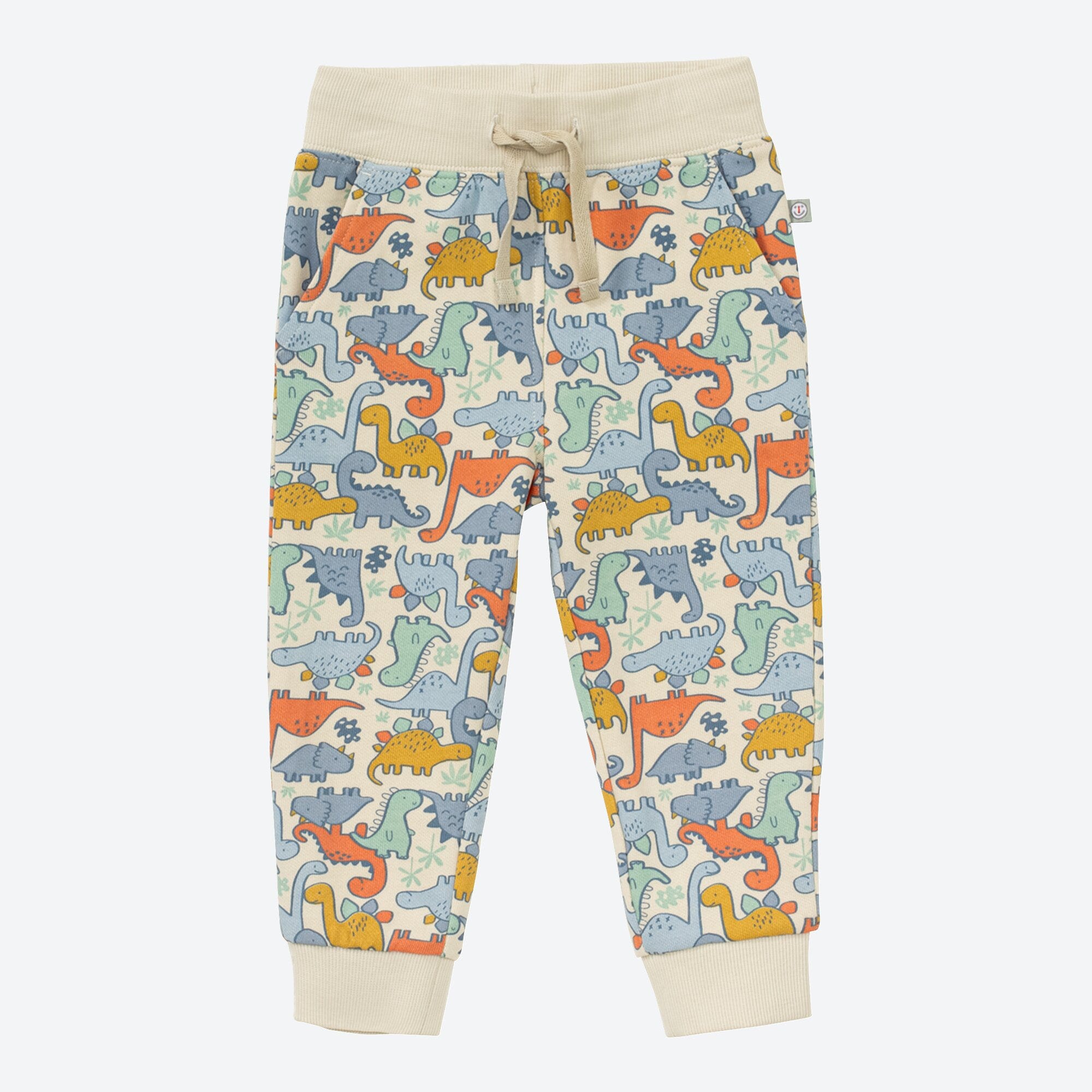 Baby-Jungen-Jogginghose mit Dino-Muster