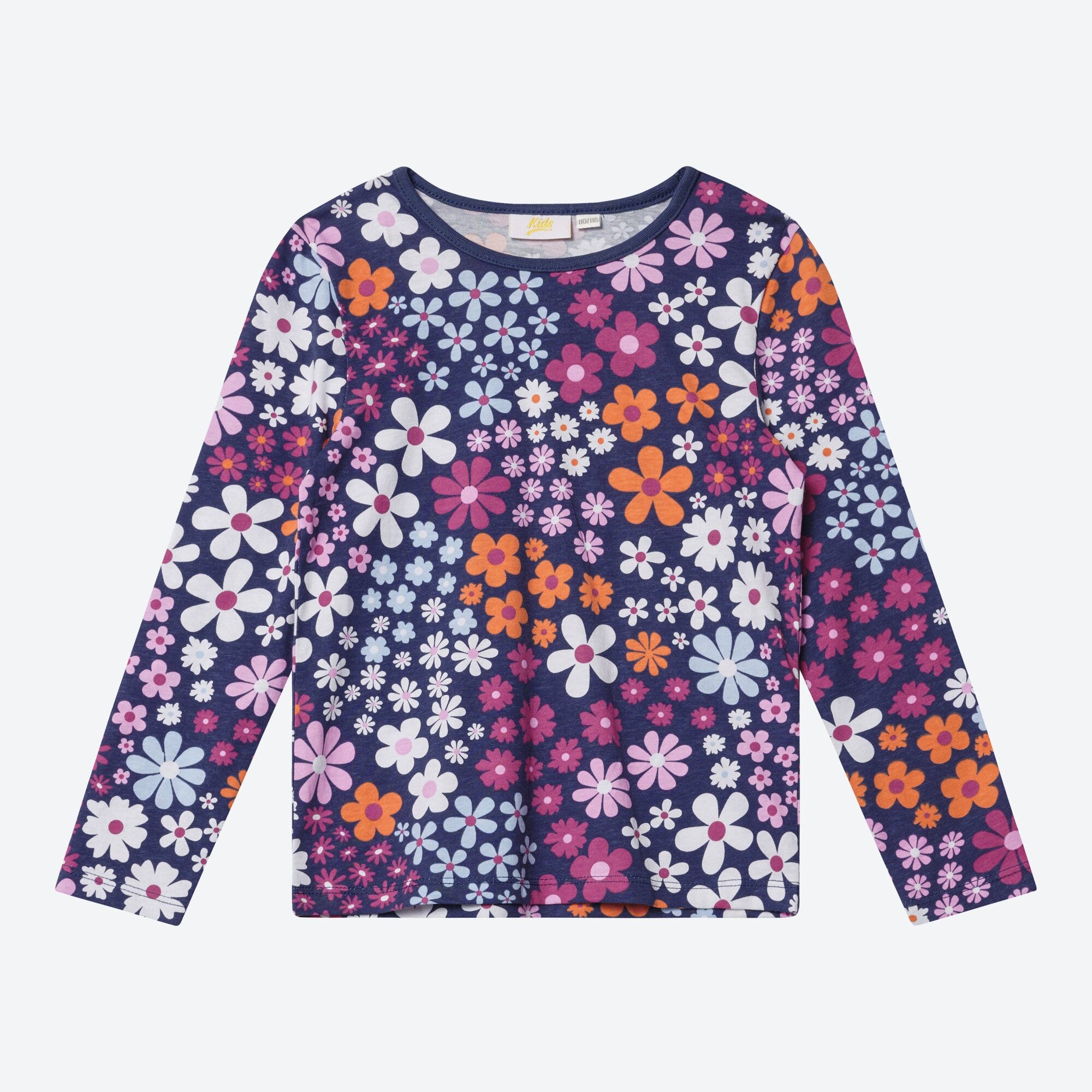 Mädchen-Shirt mit Blumenmuster