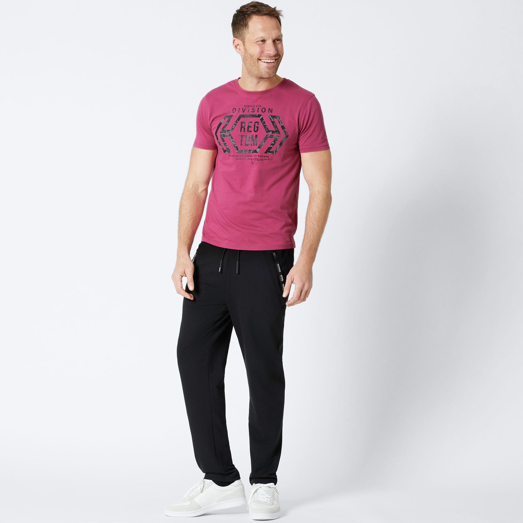 Herren-Joggpant mit 2 Reißverschluss-Taschen