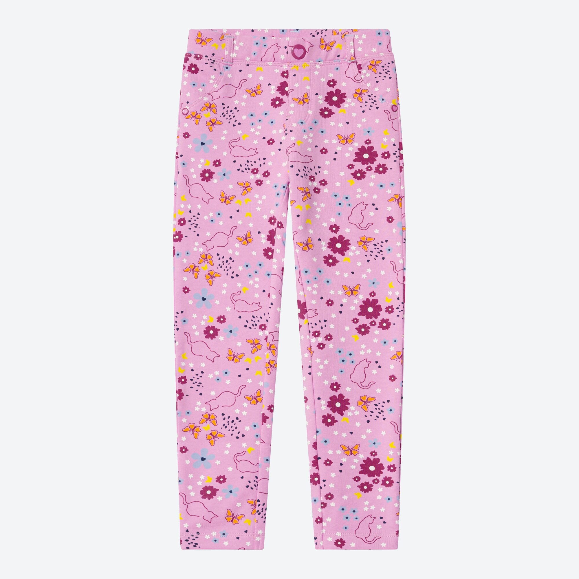 Mädchen-Sweat-Leggings mit hübschem Muster