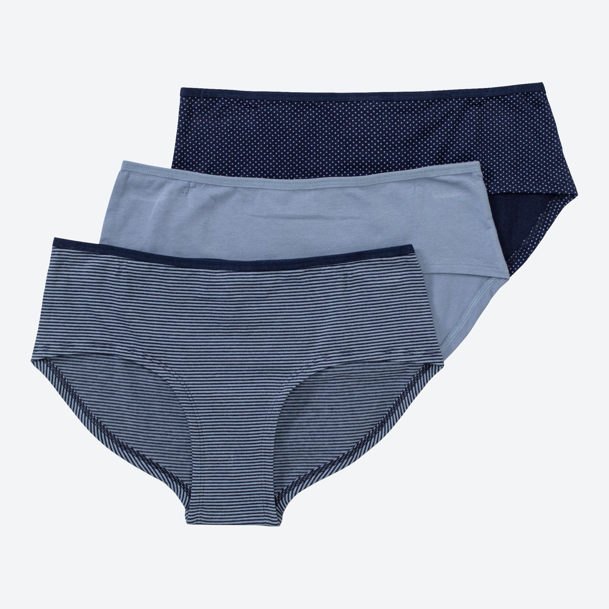 Damen-Panty mit Ringelmuster, 3er-Pack