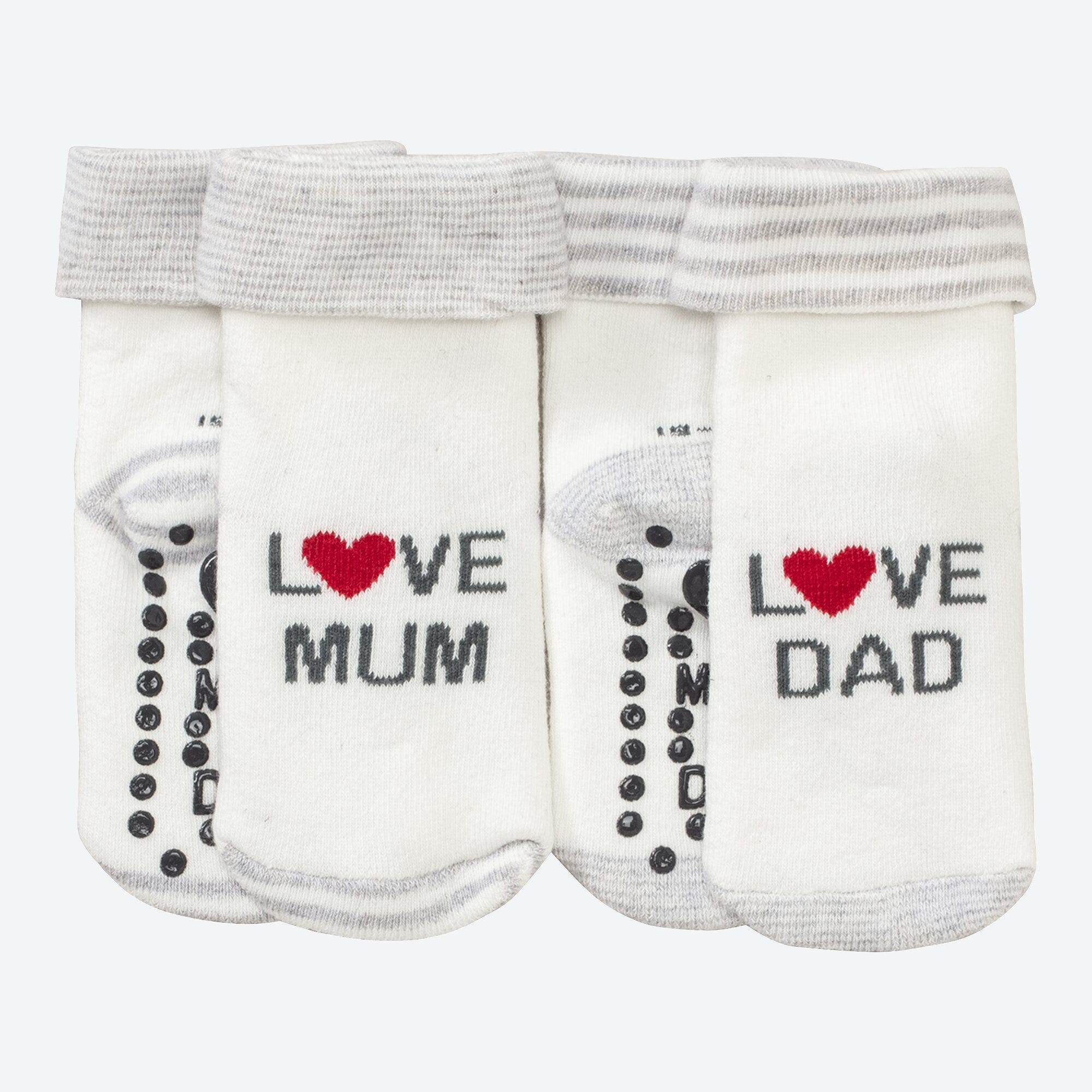 Unisex-Baby-ABS-Socken, 2er-Pack