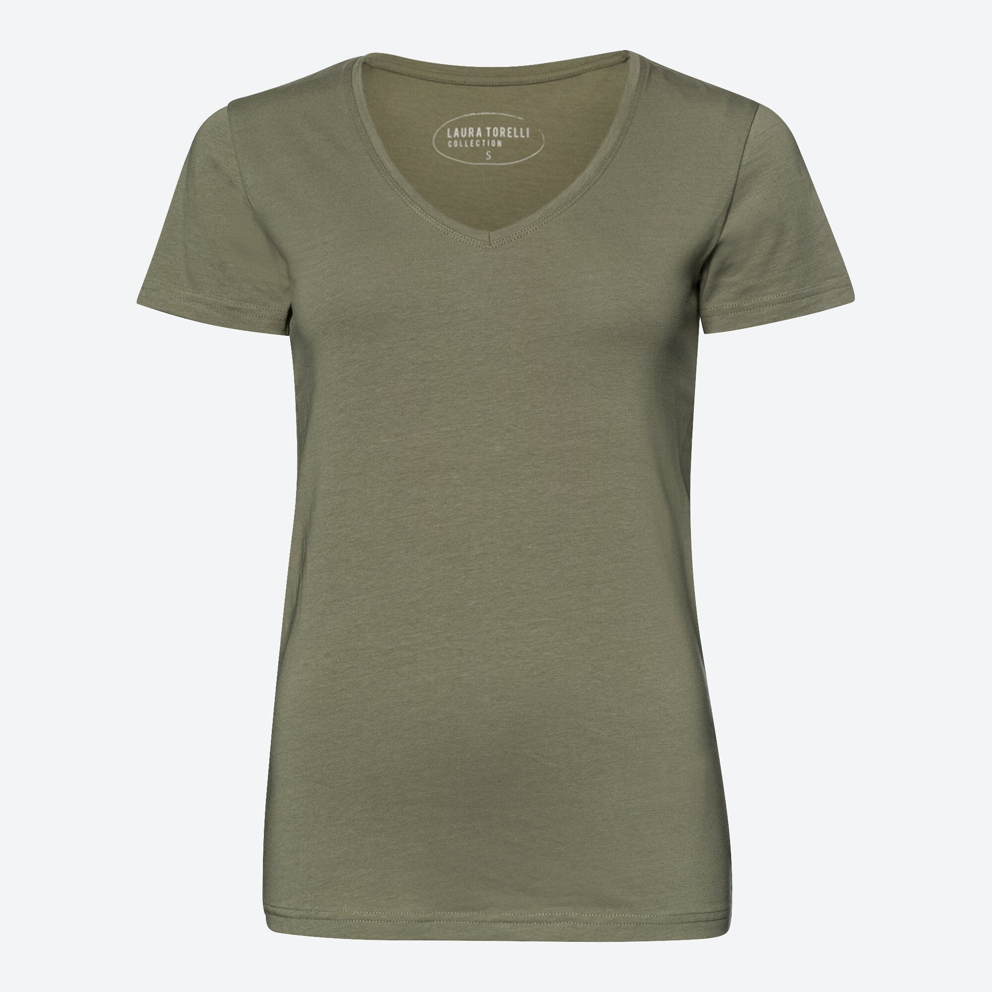 Damen-T-Shirt mit V-Ausschnitt