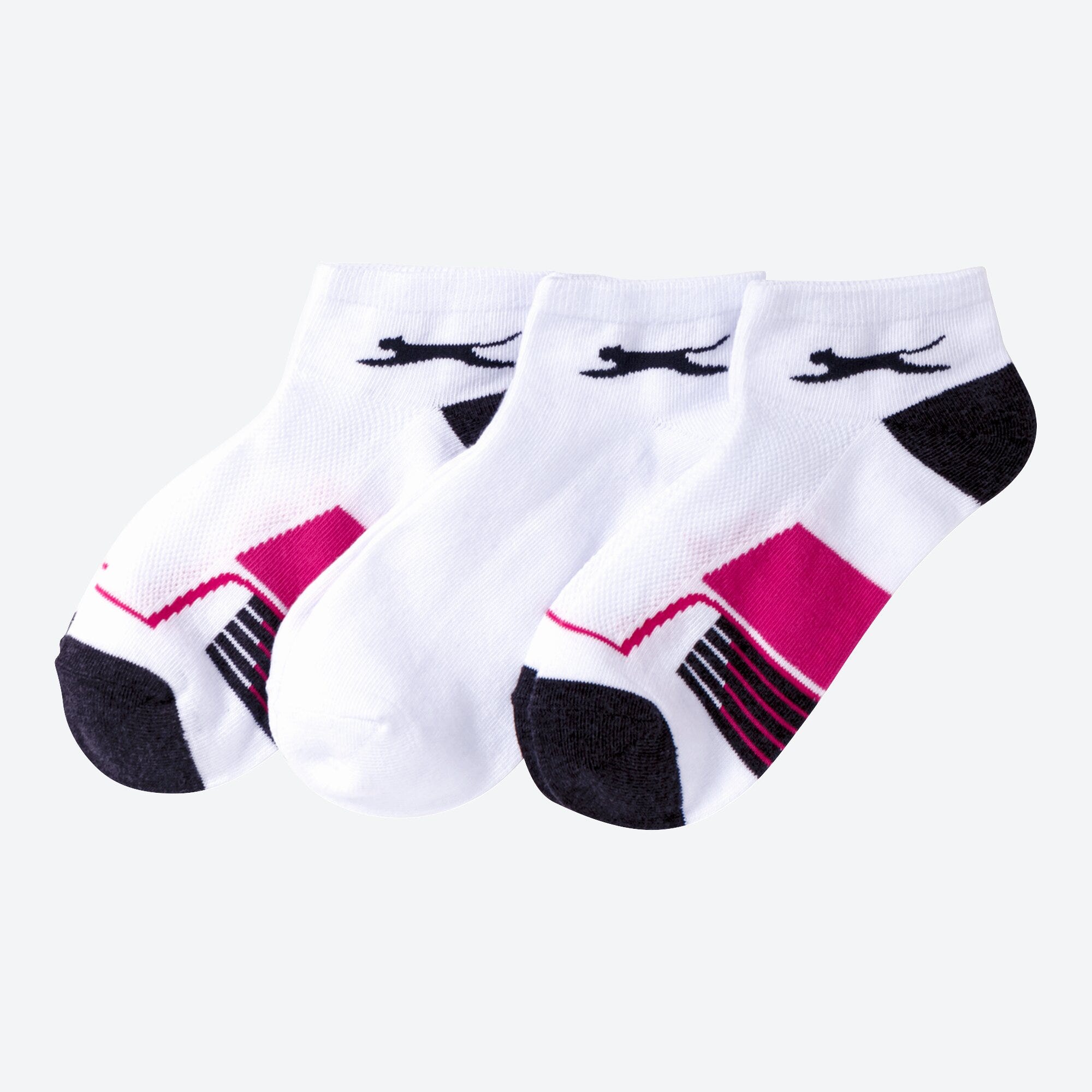 Damen-Sport-Sneaker-Socken mit Belüftungsstruktur, 5er-Pack