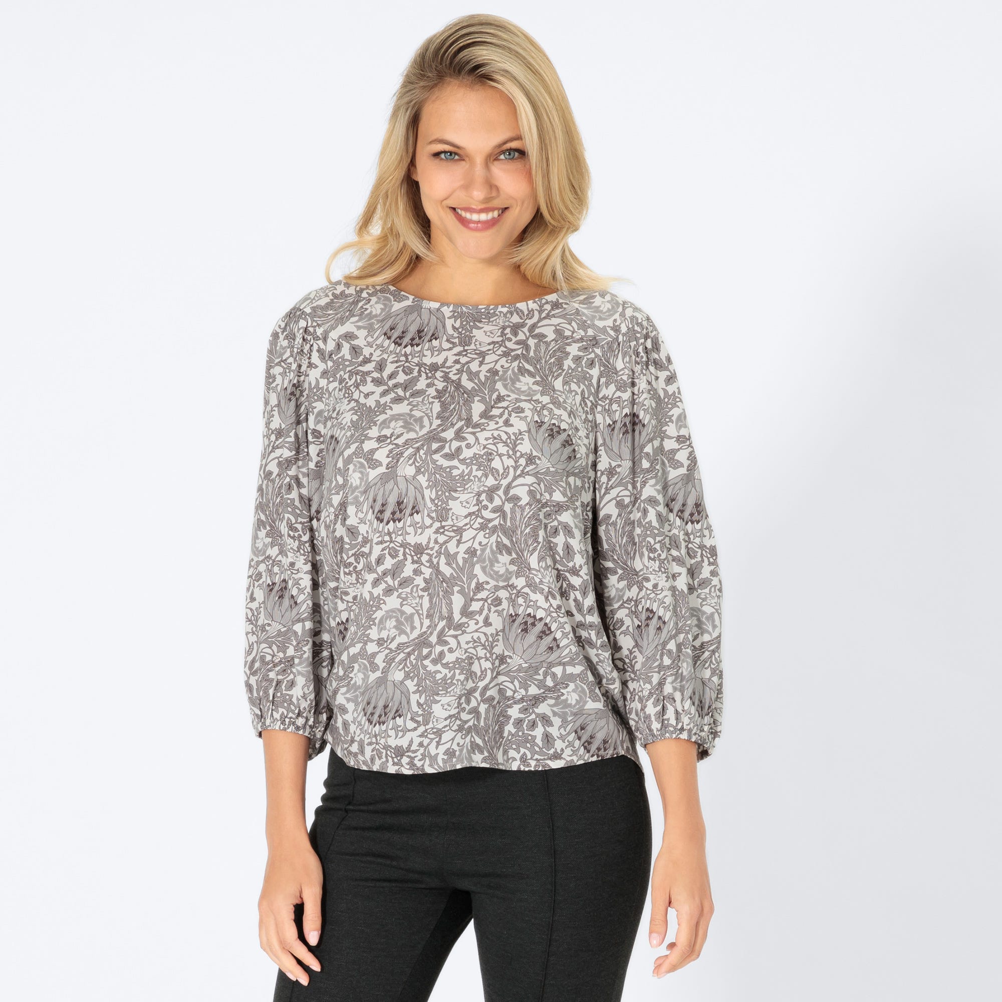 Damen-Bluse mit schicker Musterung