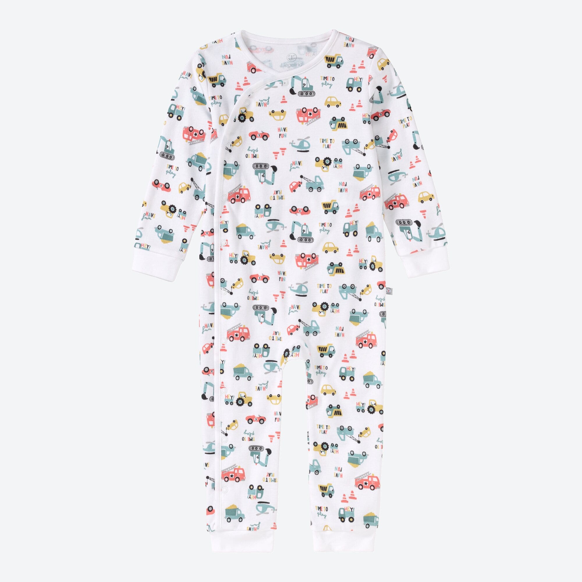 Baby-Jungen-Schlafanzug mit Fahrzeugen