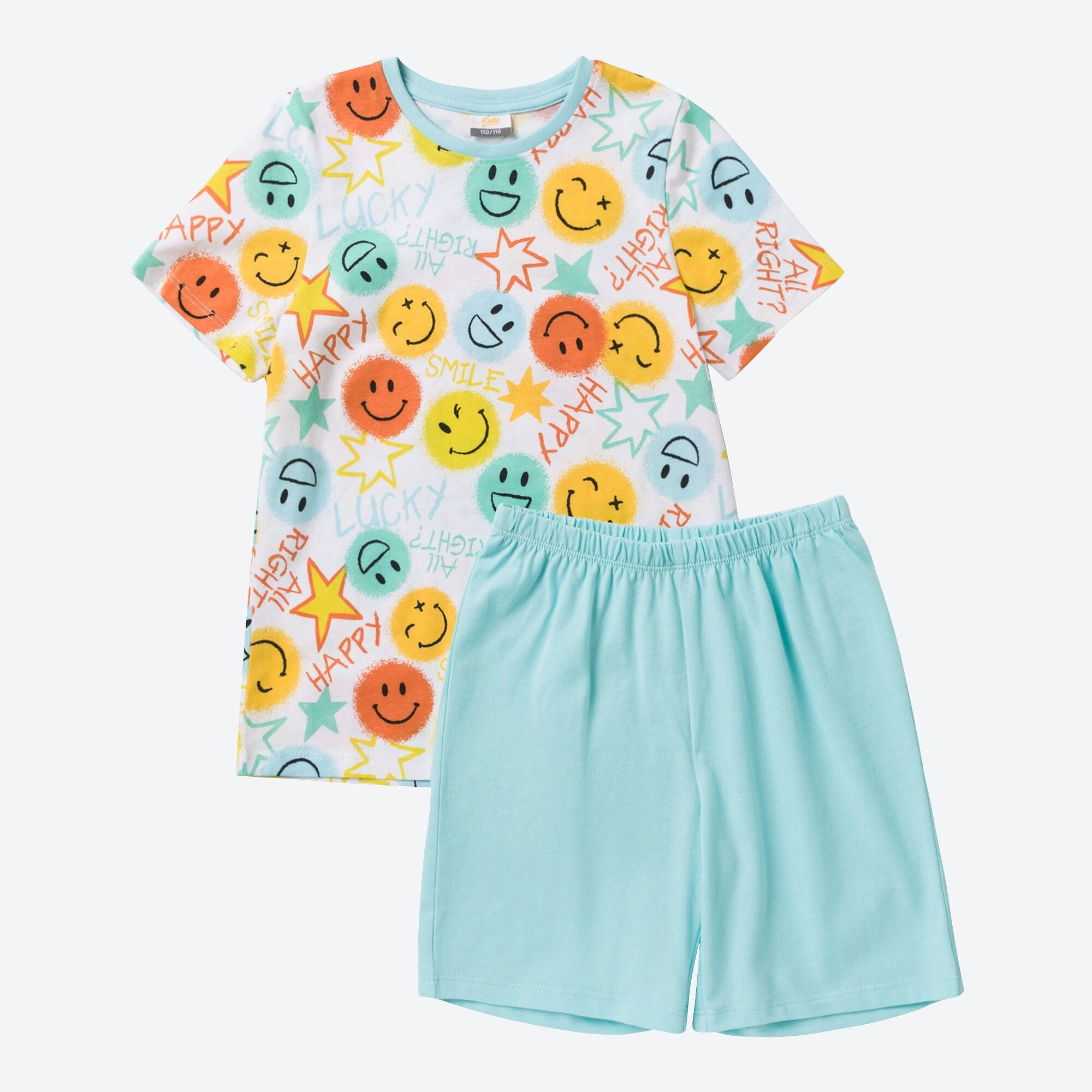 Kinder-Jungen-Shorty mit AOP-Shirt