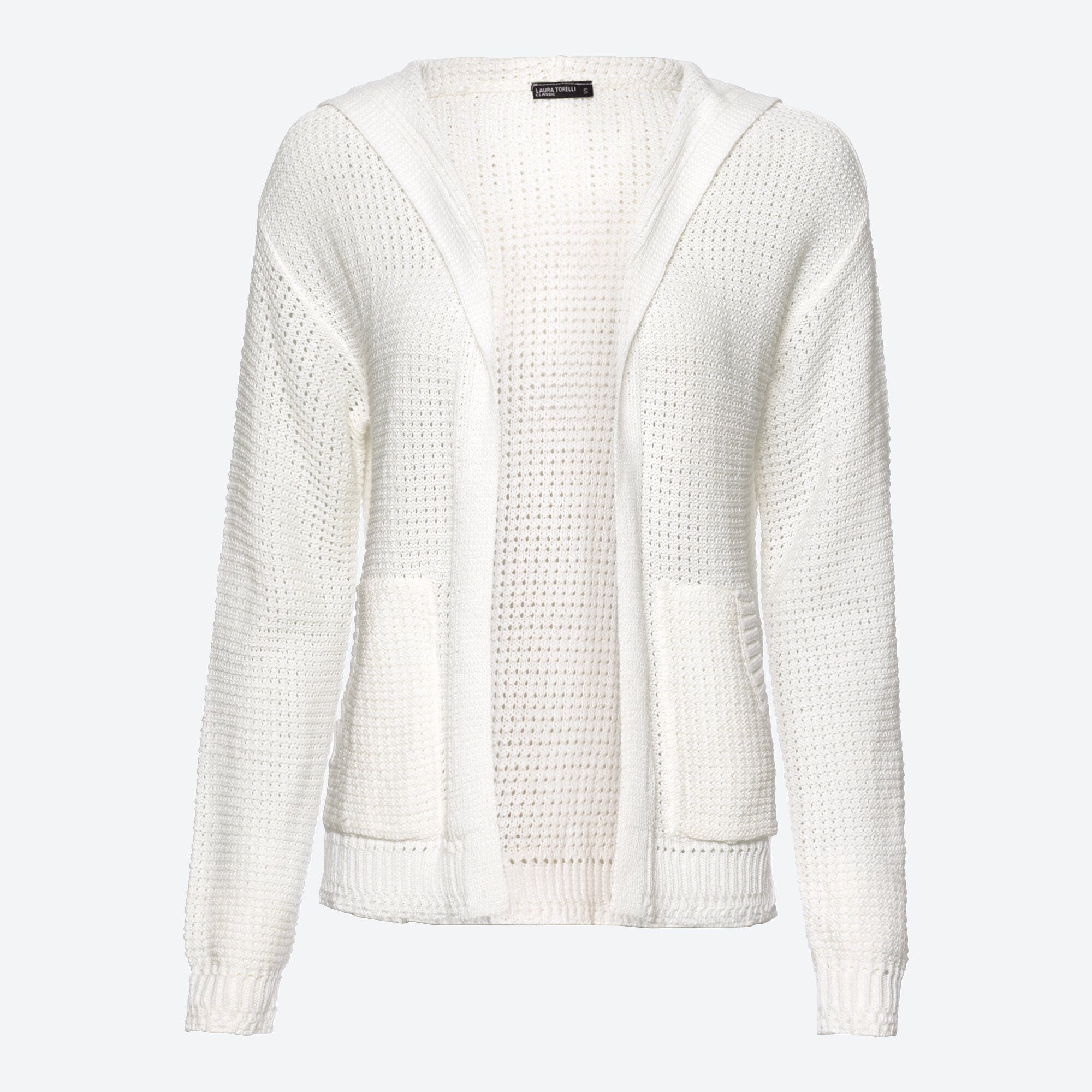 Damen-Strickjacke mit Kapuze