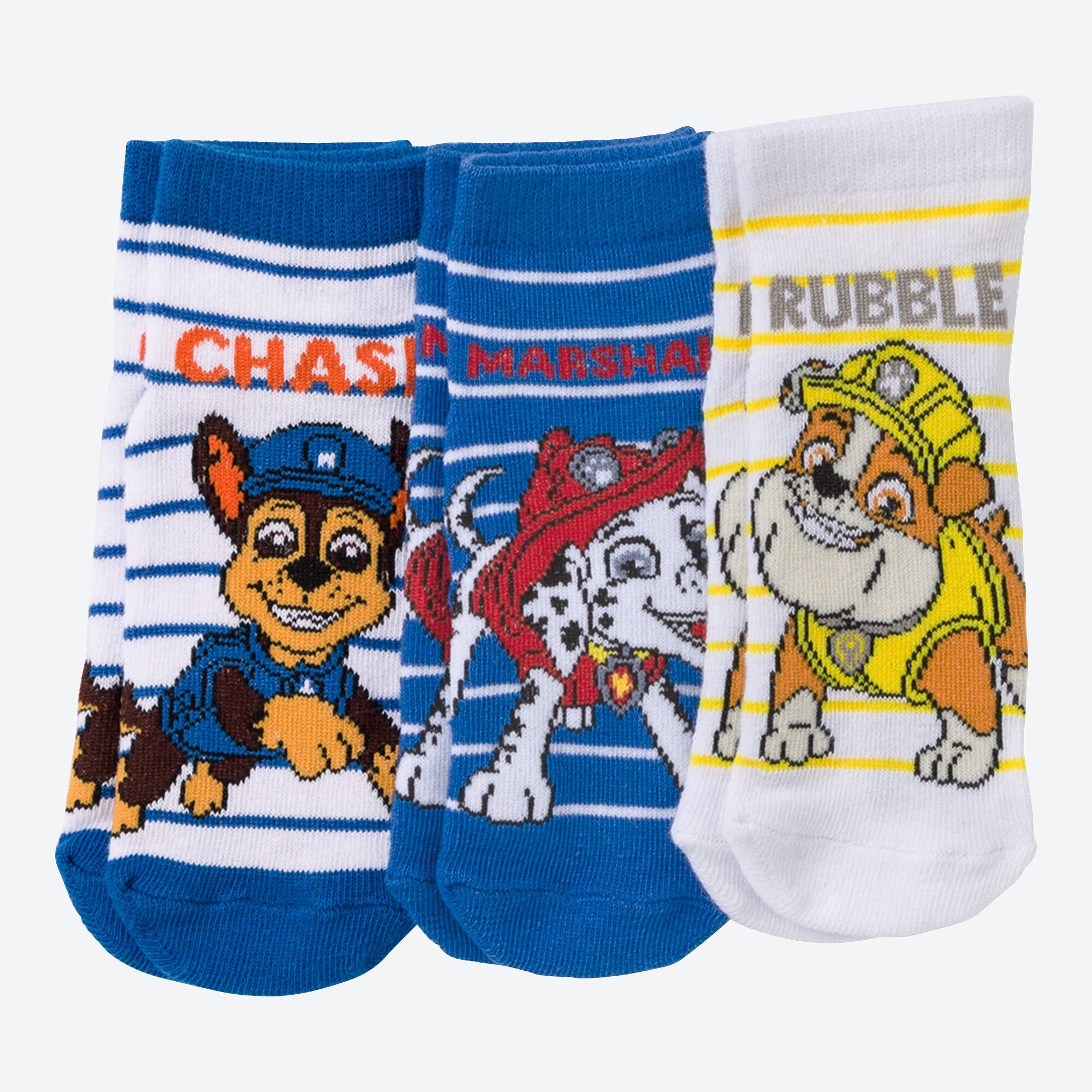 Paw Patrol Kinder-Sneaker-Socken, 3er-Pack