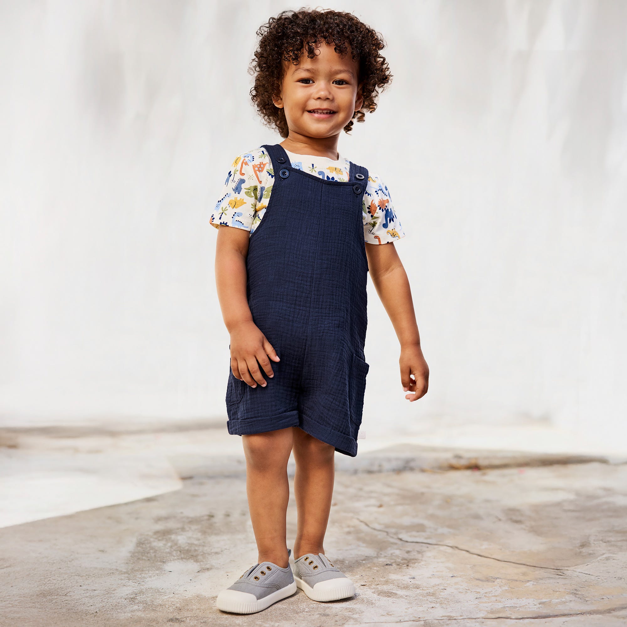 Baby-Jungen-Set mit Dino-Motiven, 2-teilig