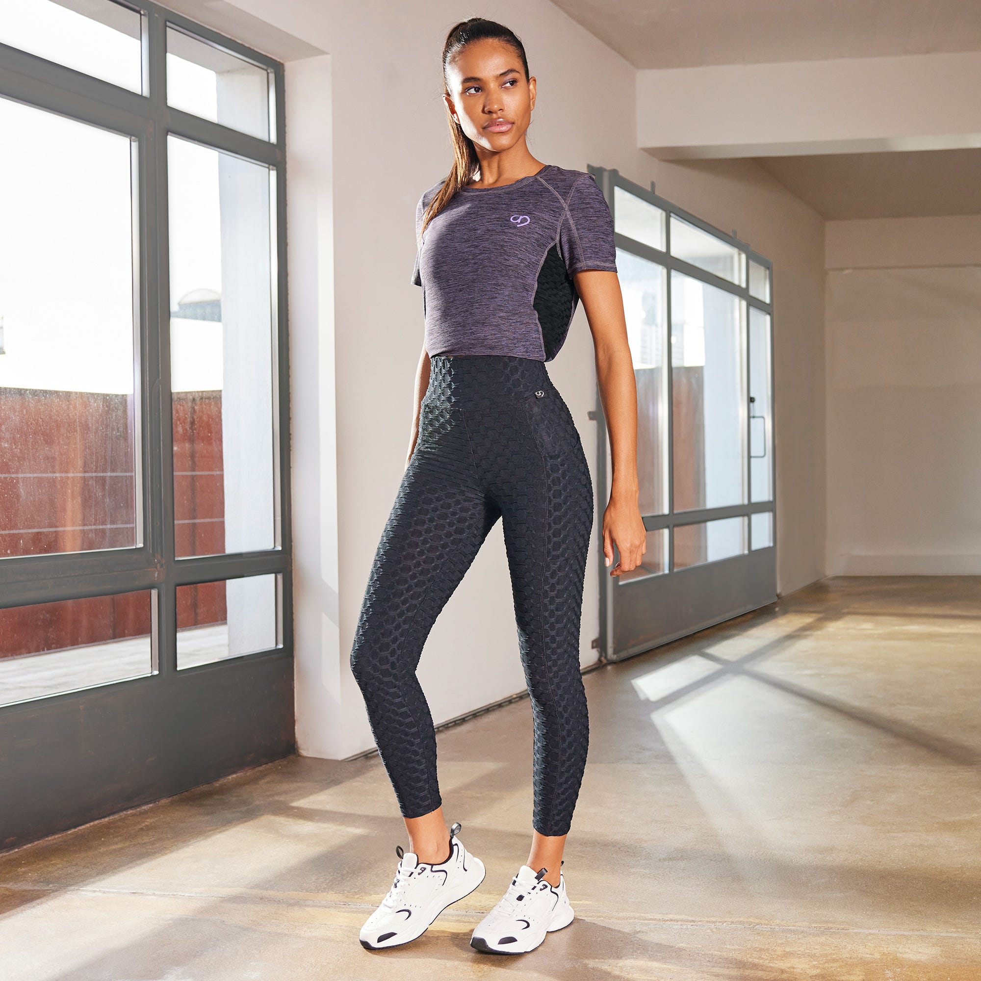 Damen-Sportleggings mit Handytaschen