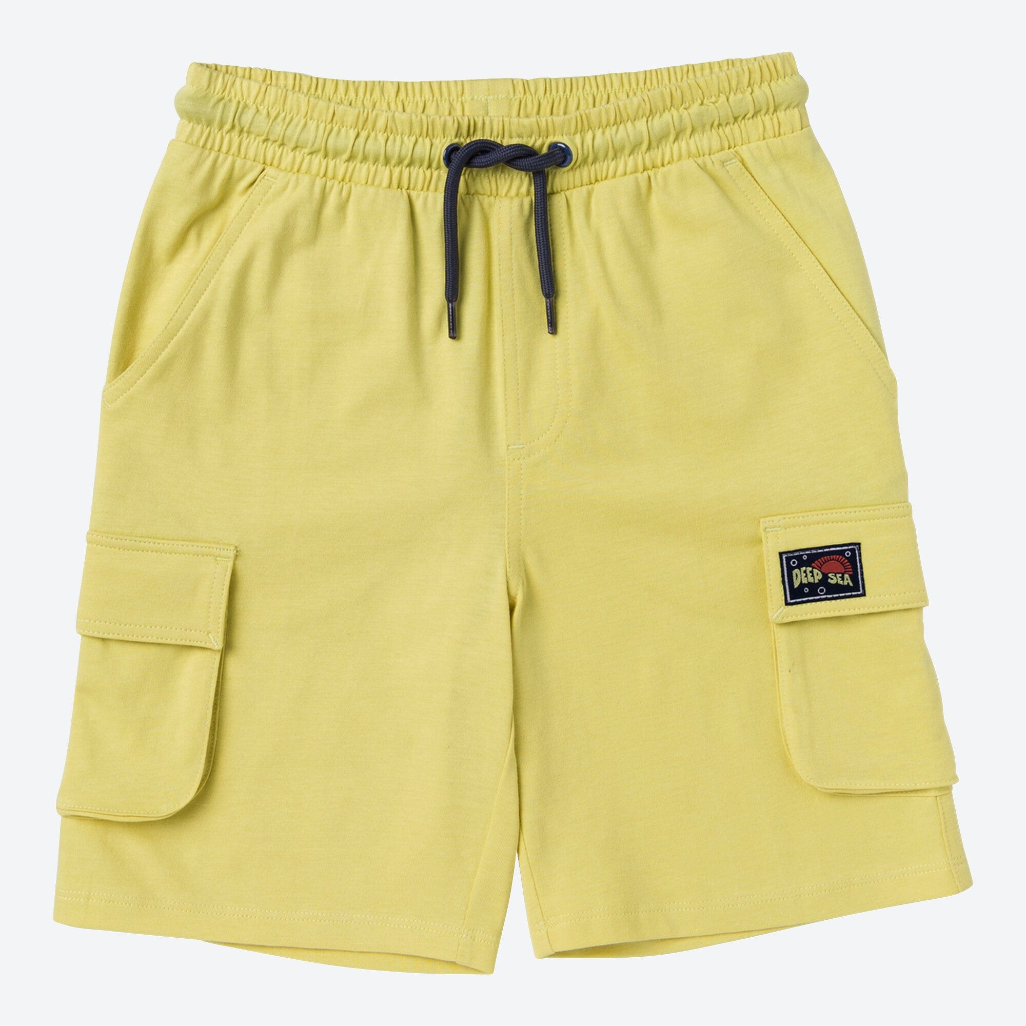 Kinder-Jungen-Bermudas mit gewebtem Label