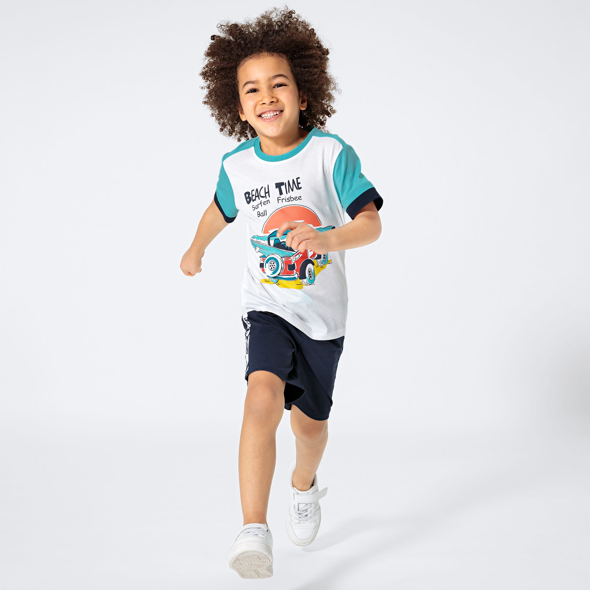 Kinder-Jungen-Set mit Aufdruck, 2-teilig