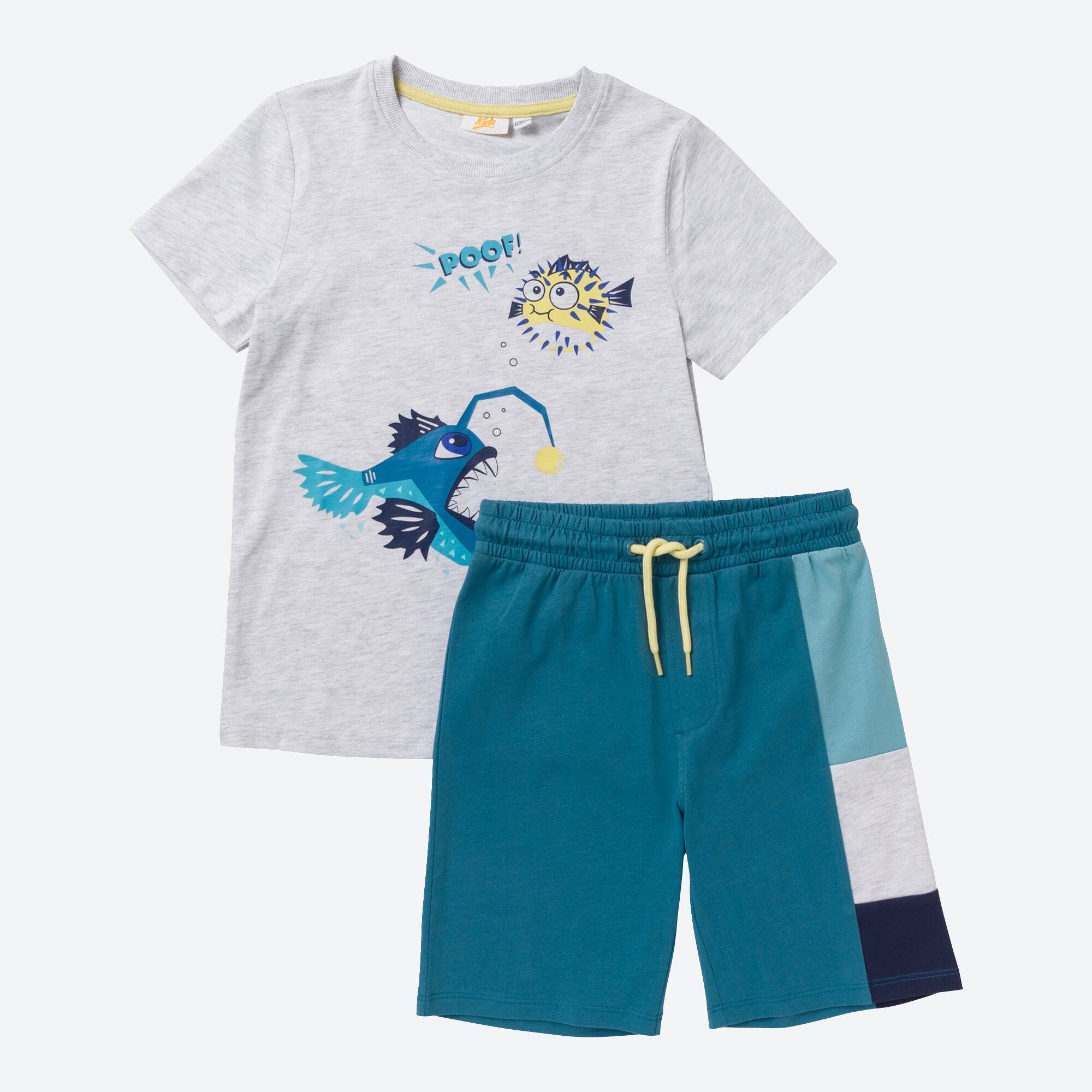Kinder-Jungen-Set mit Applikation, 2-teilig